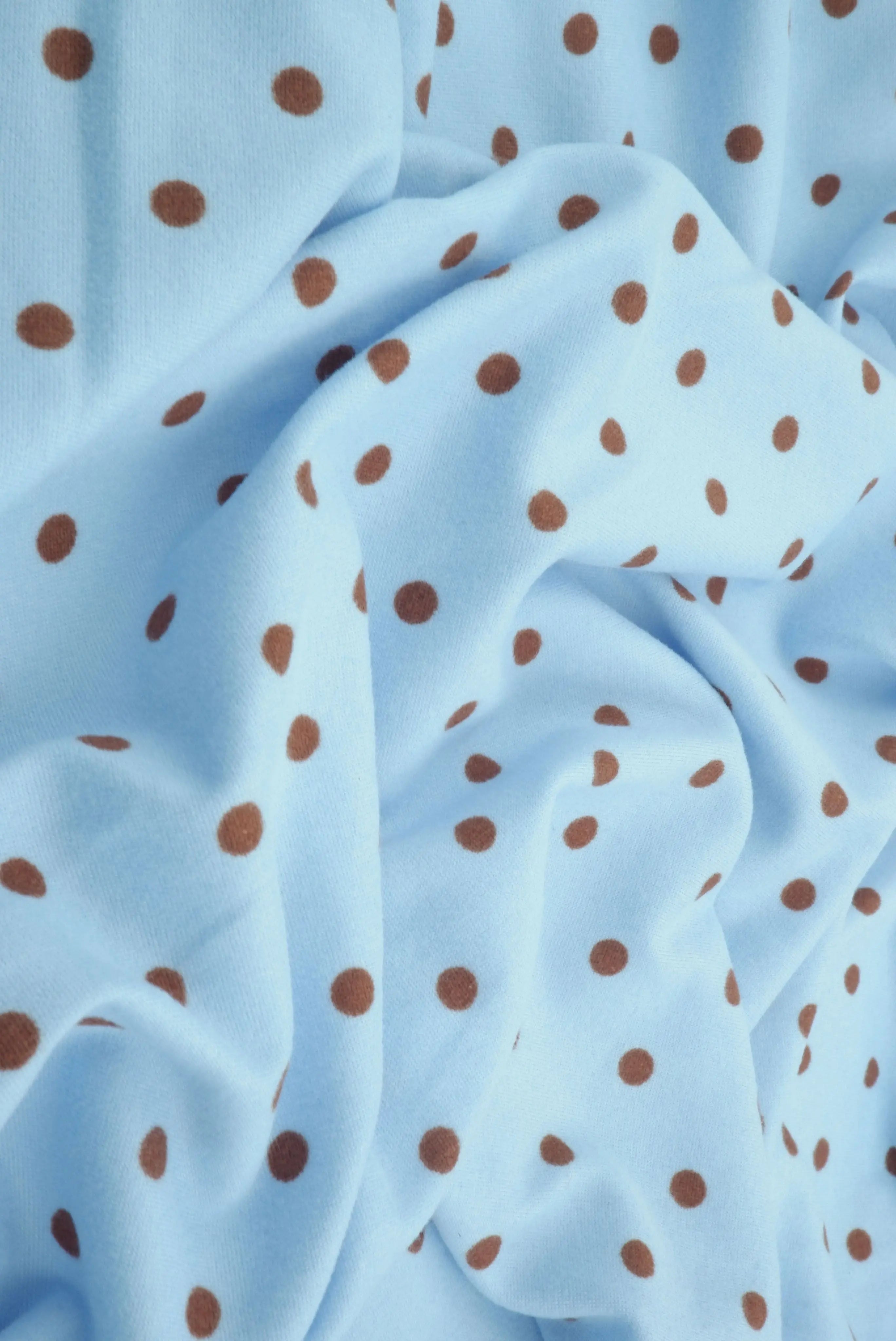 DTY Brushed Polka Dot Digital Print Knit KNT4520-MS11654 