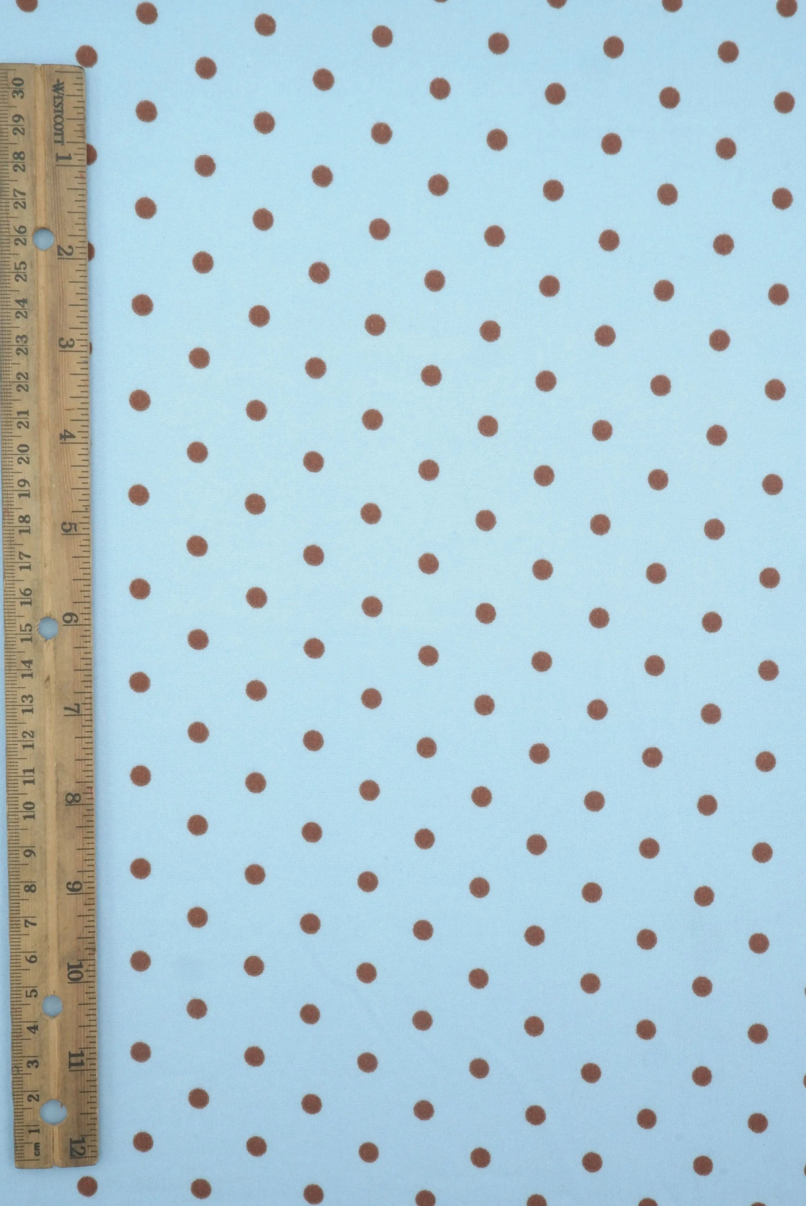 DTY Brushed Polka Dot Digital Print Knit KNT4520-MS11654 