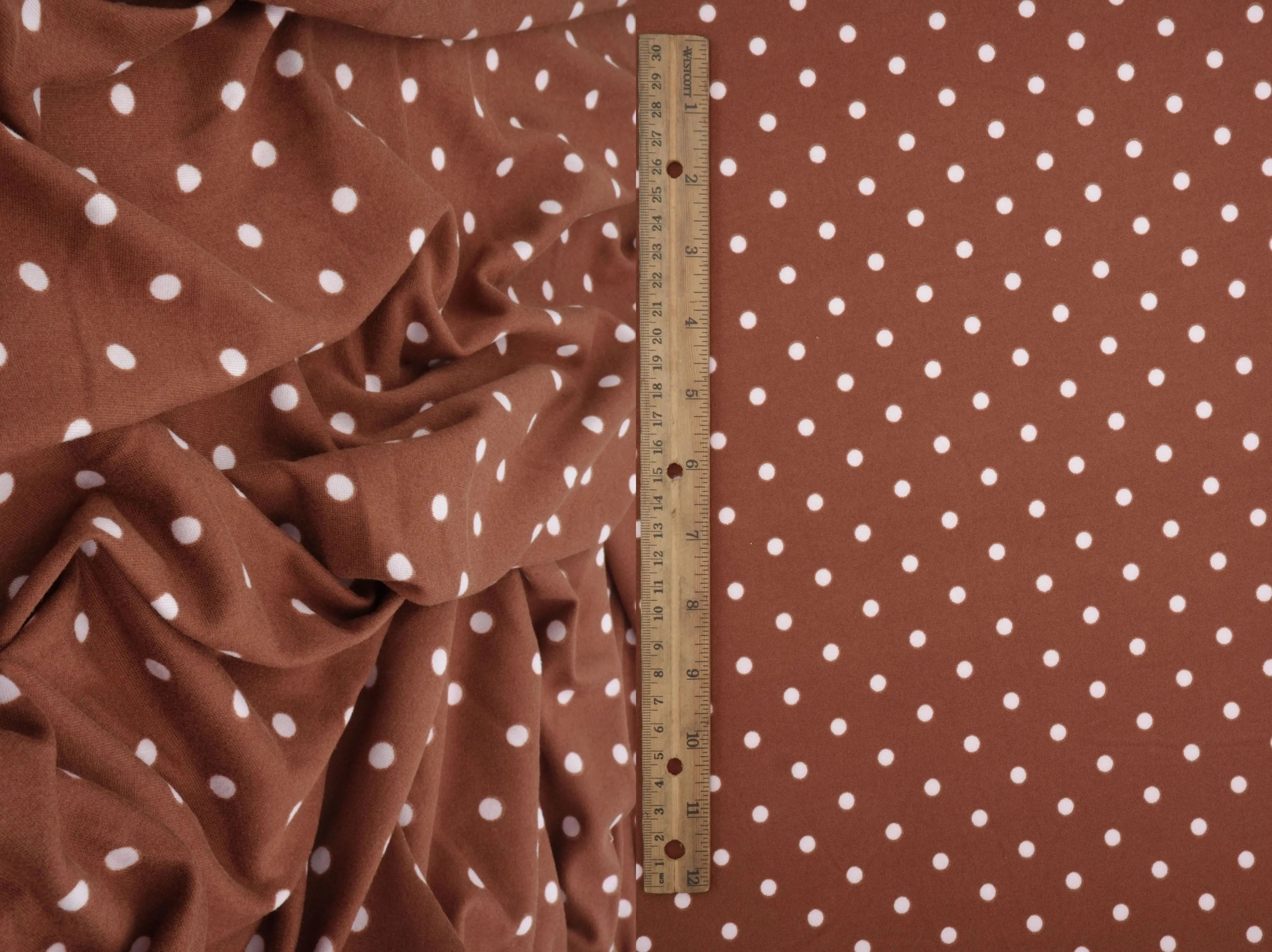 DTY Brushed Polka Dot Digital Print Knit KNT4520-MS11654 