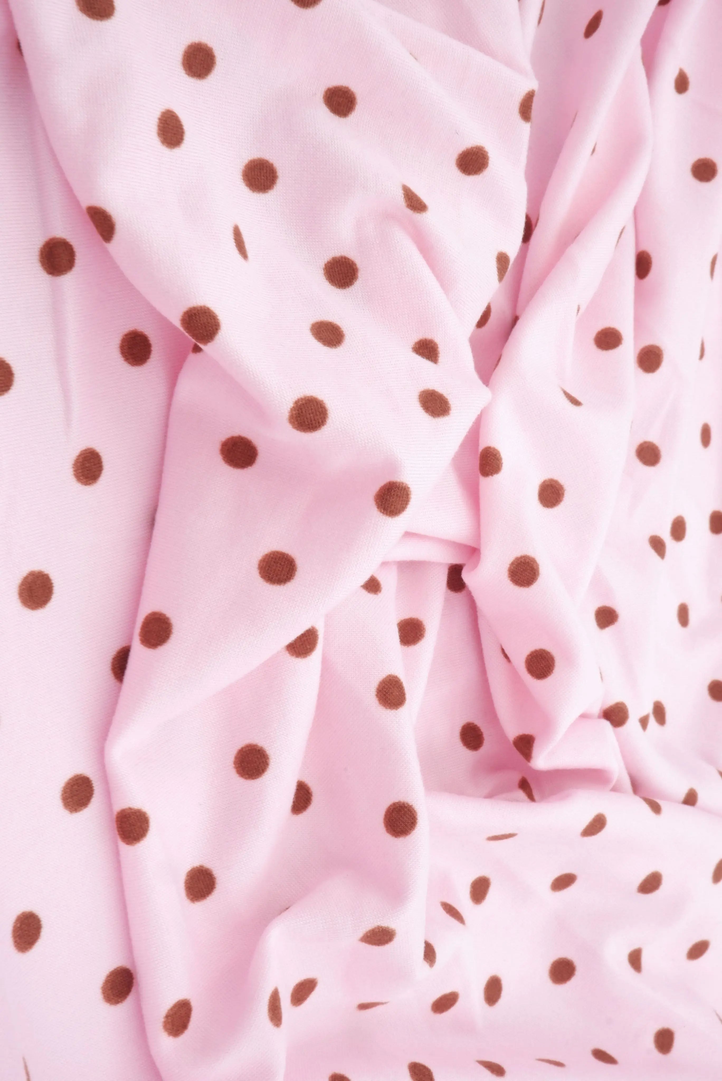 DTY Brushed Polka Dot Digital Print Knit KNT4520-MS11654 