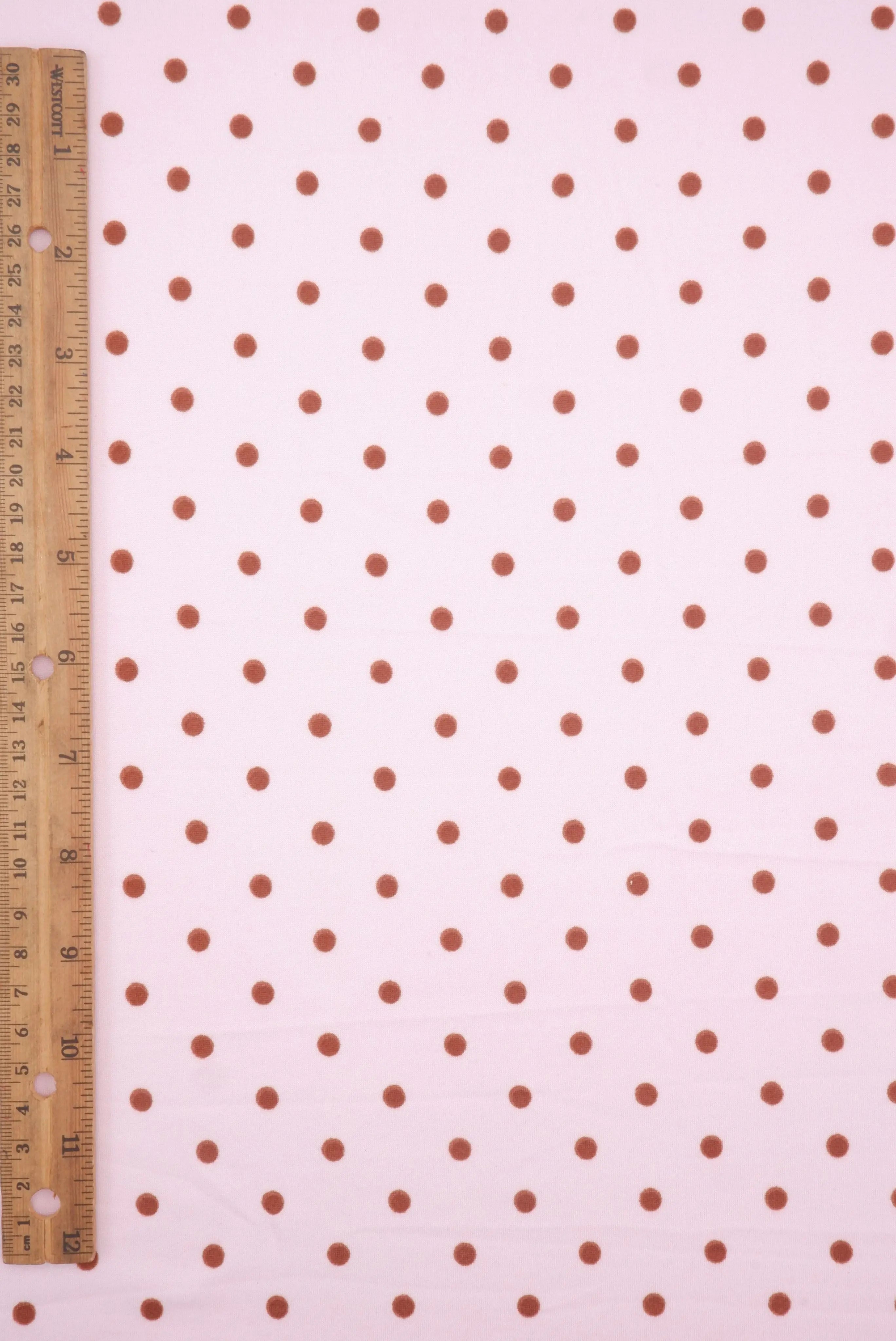 DTY Brushed Polka Dot Digital Print Knit KNT4520-MS11654 