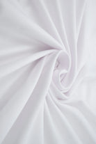 KNT2100 WHITE-210GSQM BIKER SHORTS BODYSUIT CAMI DRESS DTY BRUSHED KNIT LOUNGEWEAR NO-PRINT PANTS POLYESTER SOLID SPANDEX STRETCH SUBLIMATION T-SHIRT TOPS TUNICS