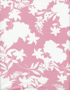 KNT4498-MS11299 PINK BODYSUIT BOTTOMS CAMI DRESS DTY FLORAL FLOWER KNIT PANTS POLYESTER PRINT SKIRTS SPANDEX STRETCH TOPS