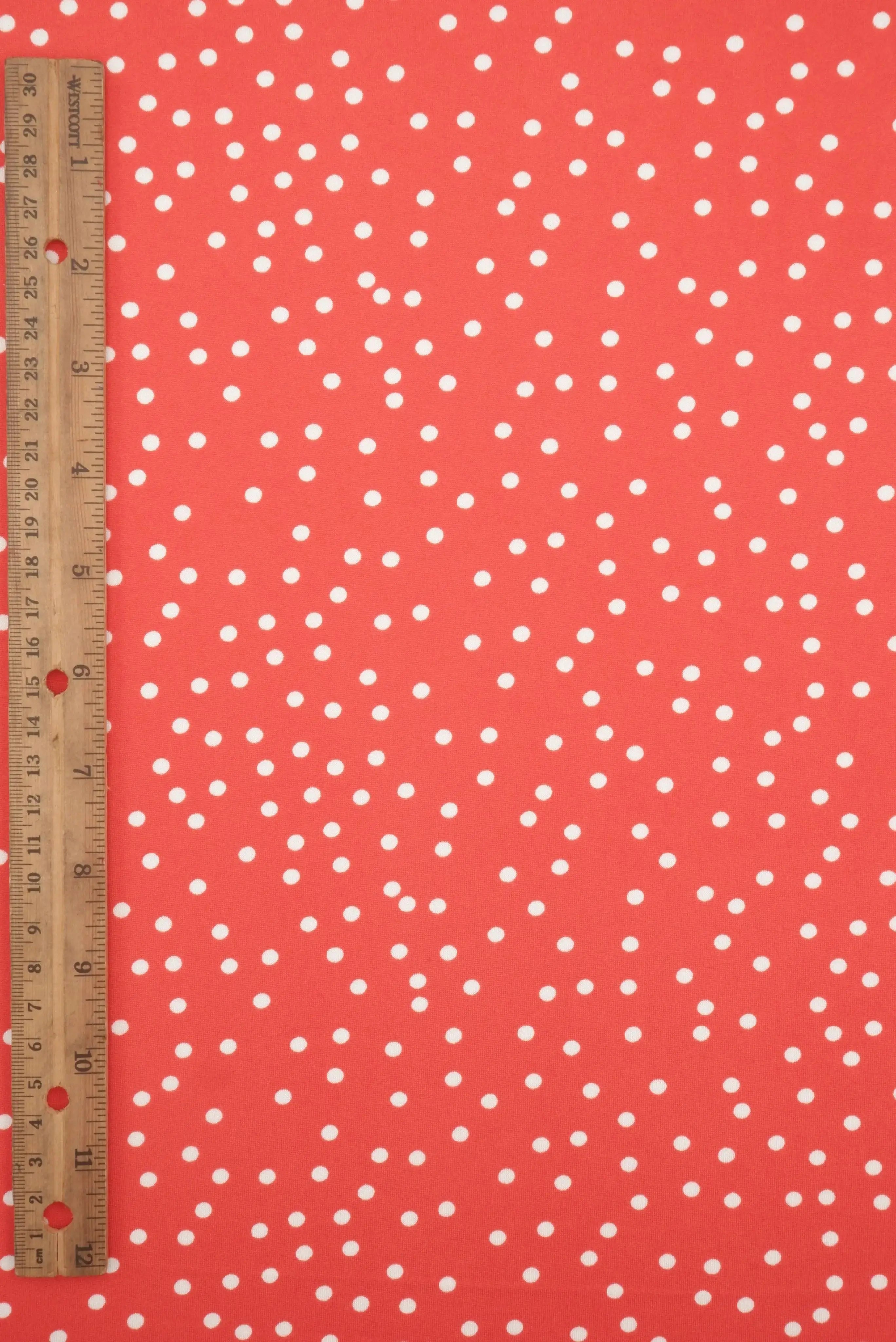 DTY Micro Polka Dot Print Knit Fabric   KNT4498-DU1952 
