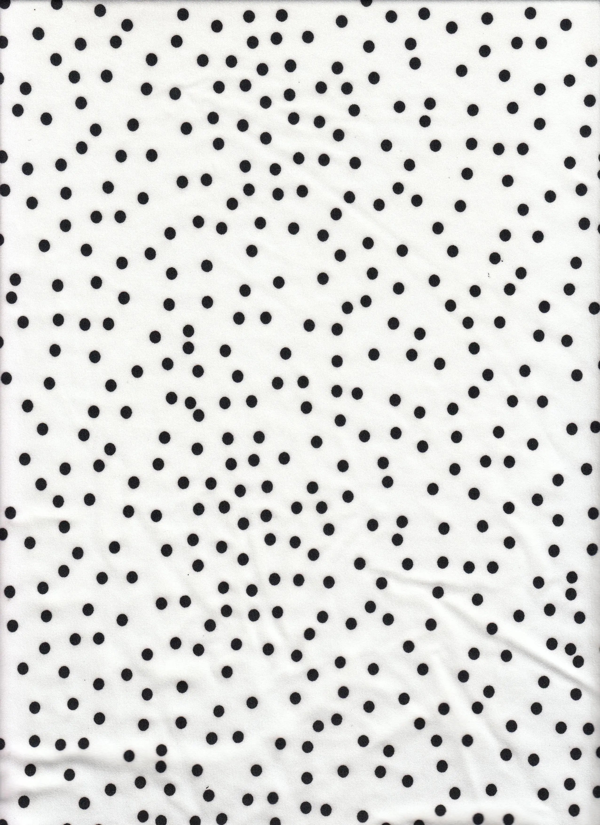DTY Micro Polka Dot Print Knit Fabric   KNT4498-DU1952 