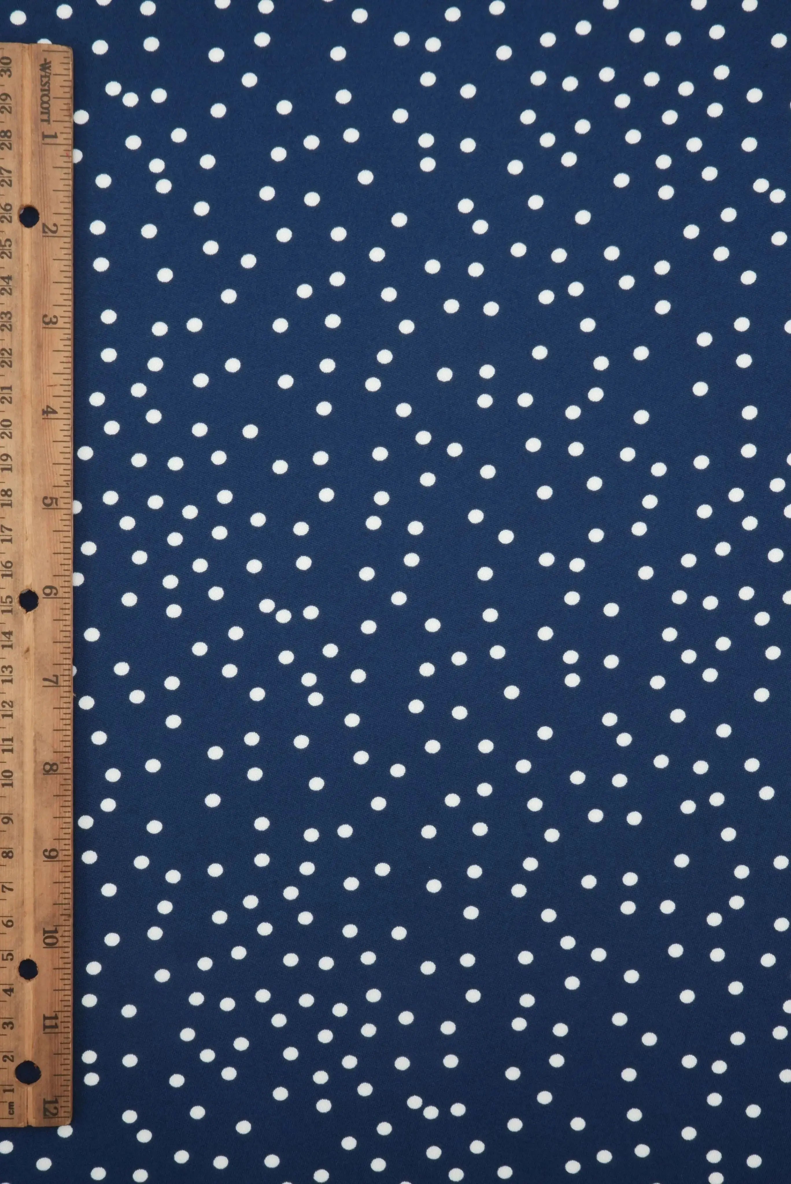 DTY Micro Polka Dot Print Knit Fabric   KNT4498-DU1952 