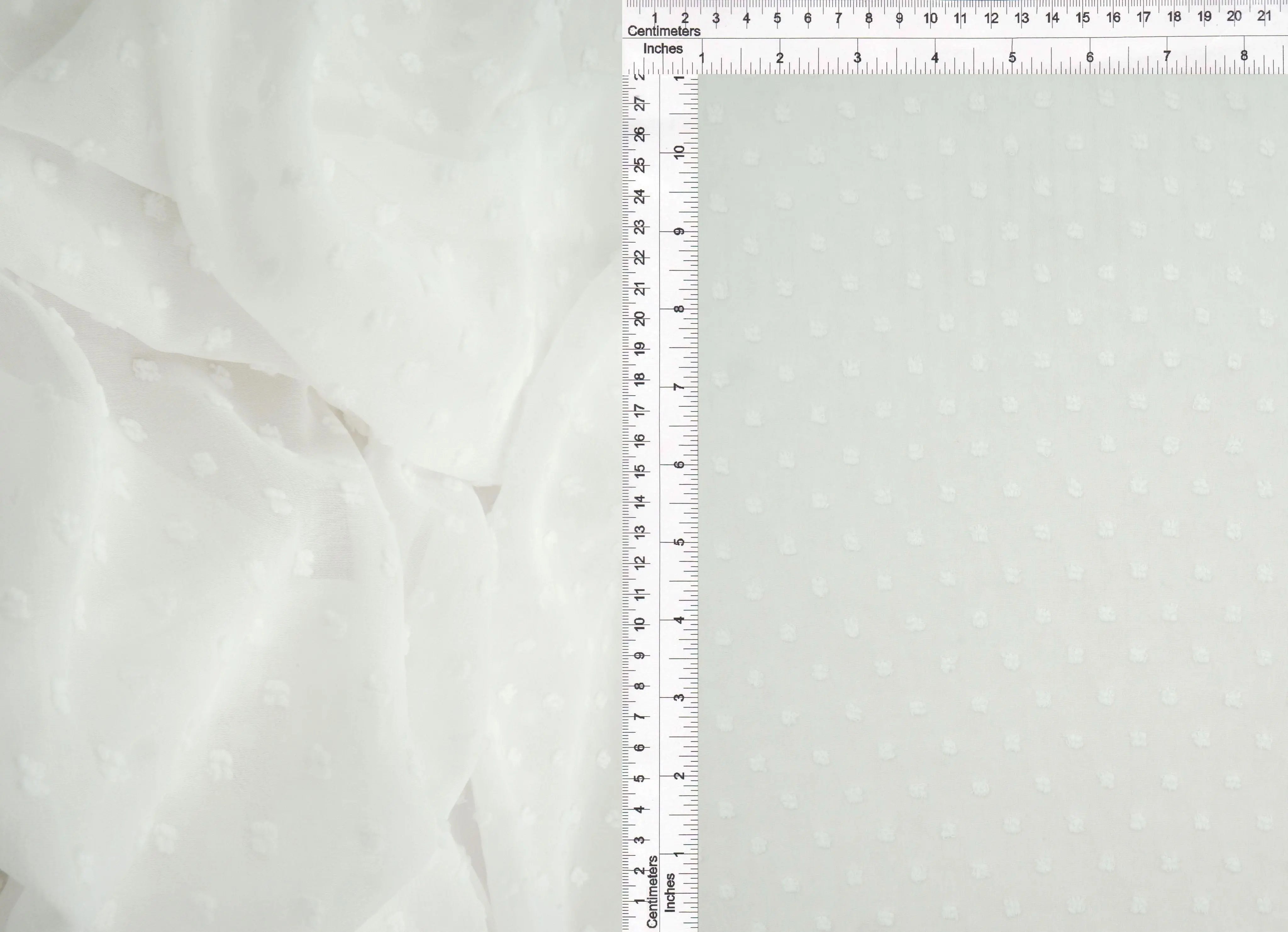 Dot Chiffon Solid Woven Fabric - HIMLT-3132 
