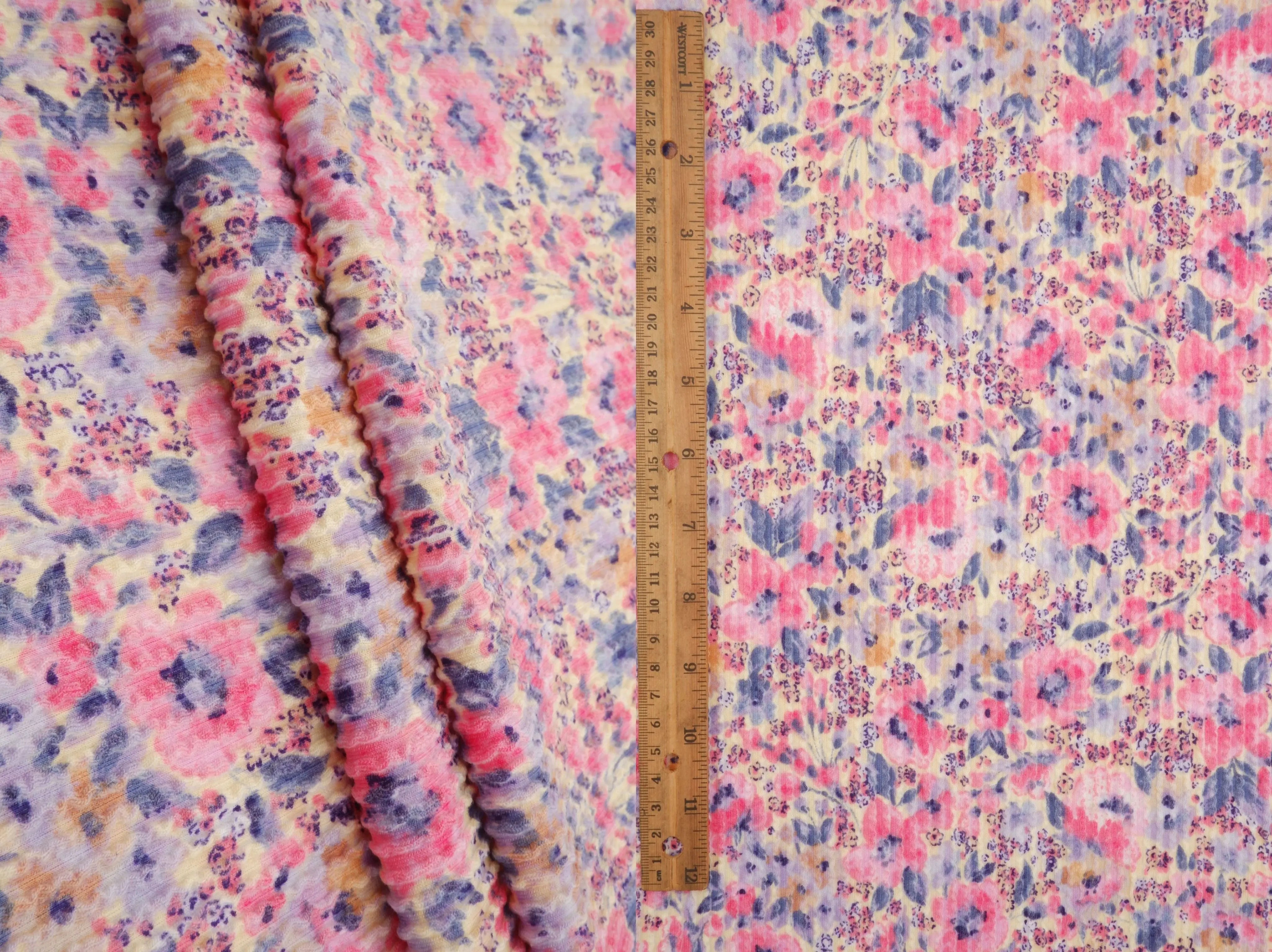 KNT4463-MS11062 PINK/YELLOW KNIT