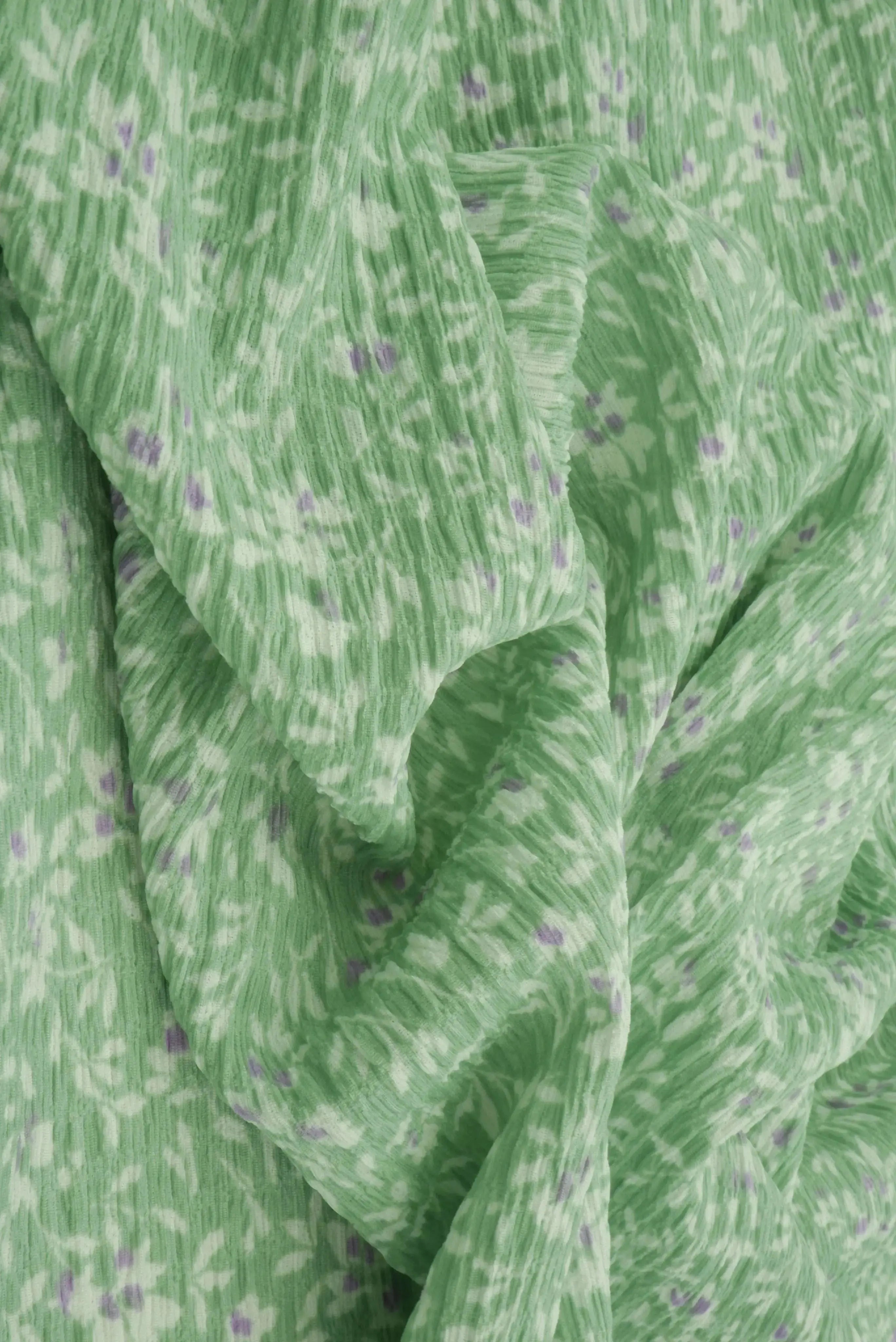 Floral Crinkle Woven Fabric - CRP4628-MS10020 