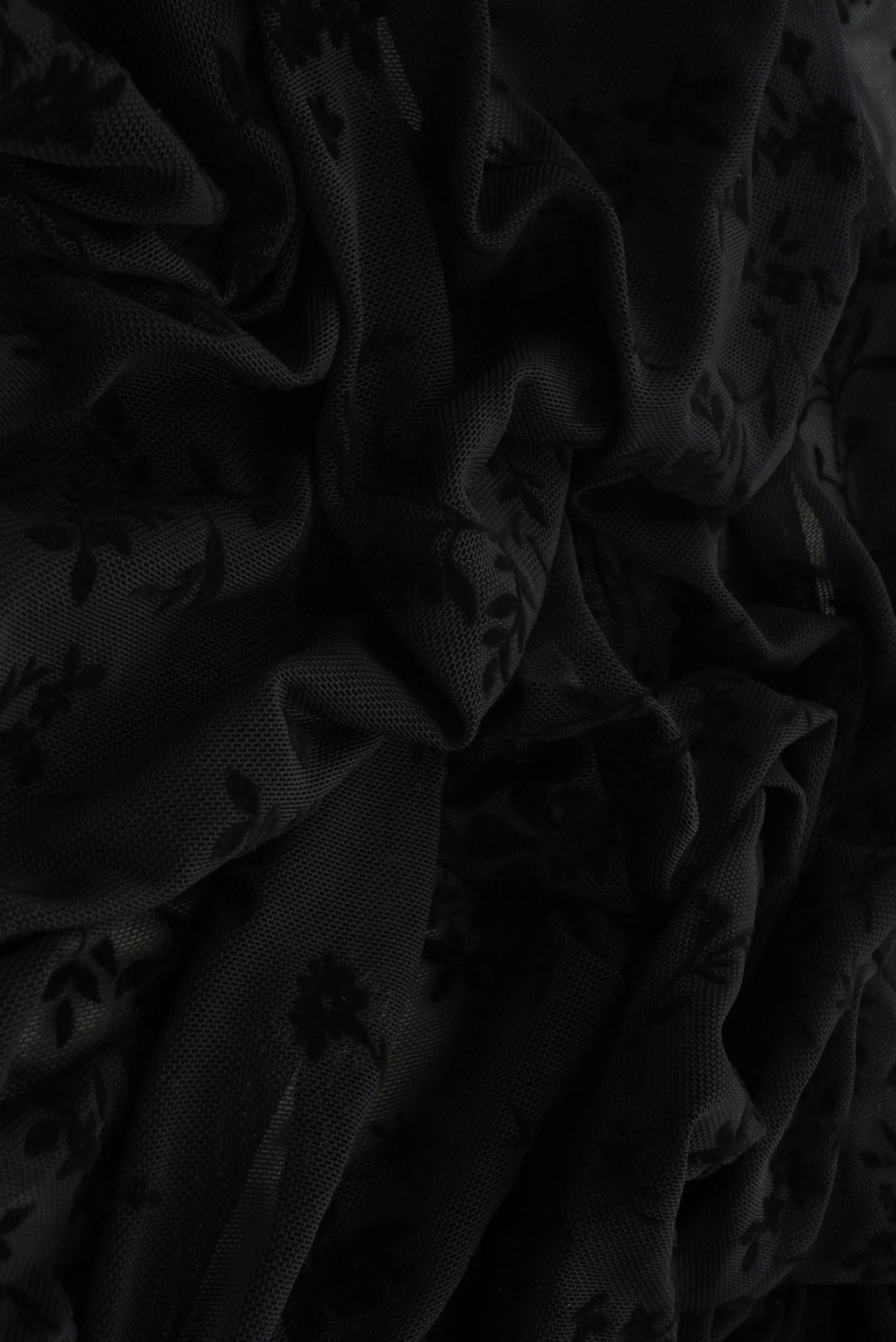 FLOCK-MS11576 BLACK MESH