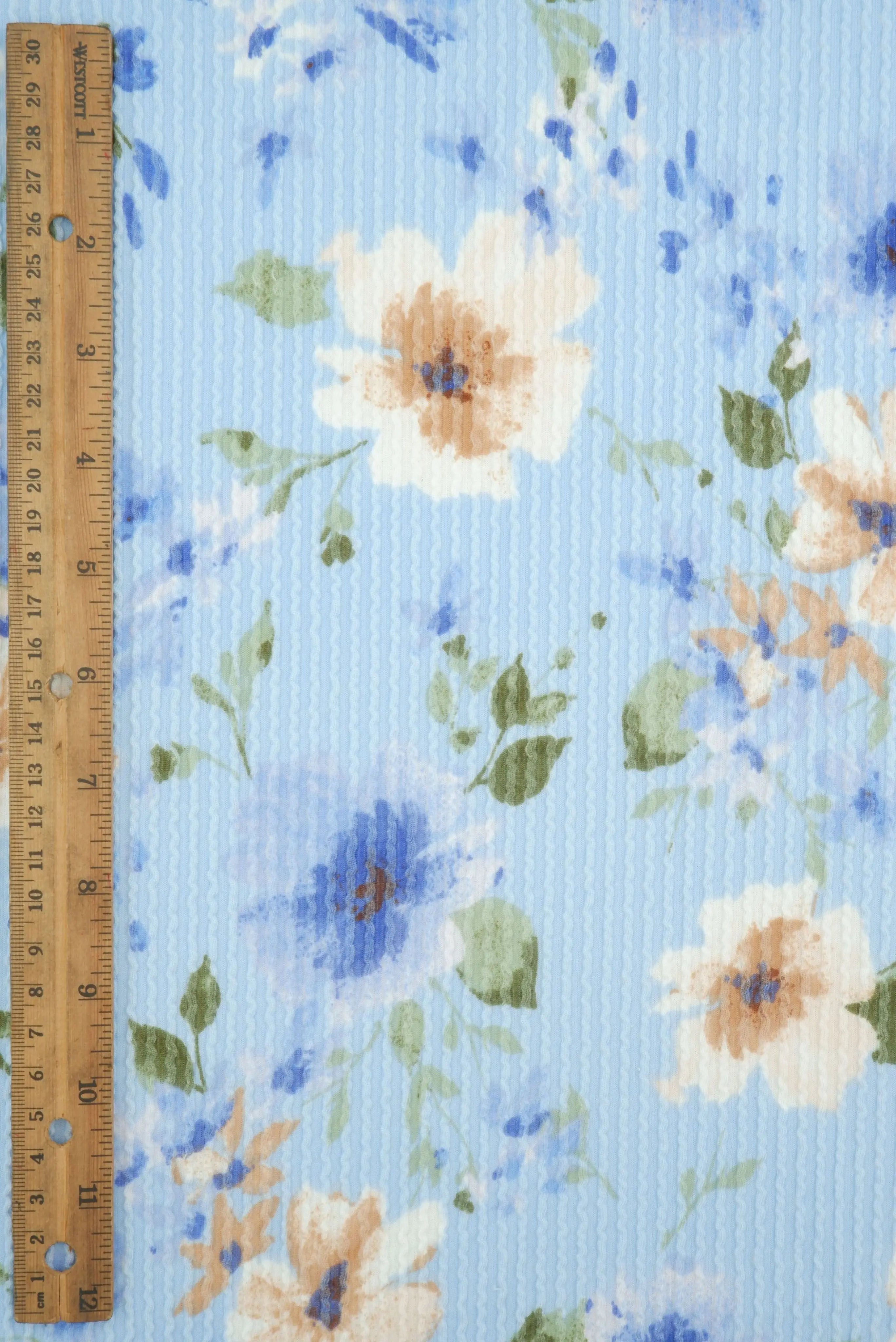 KNT4463-MS11657 BLUE POWDER KNIT