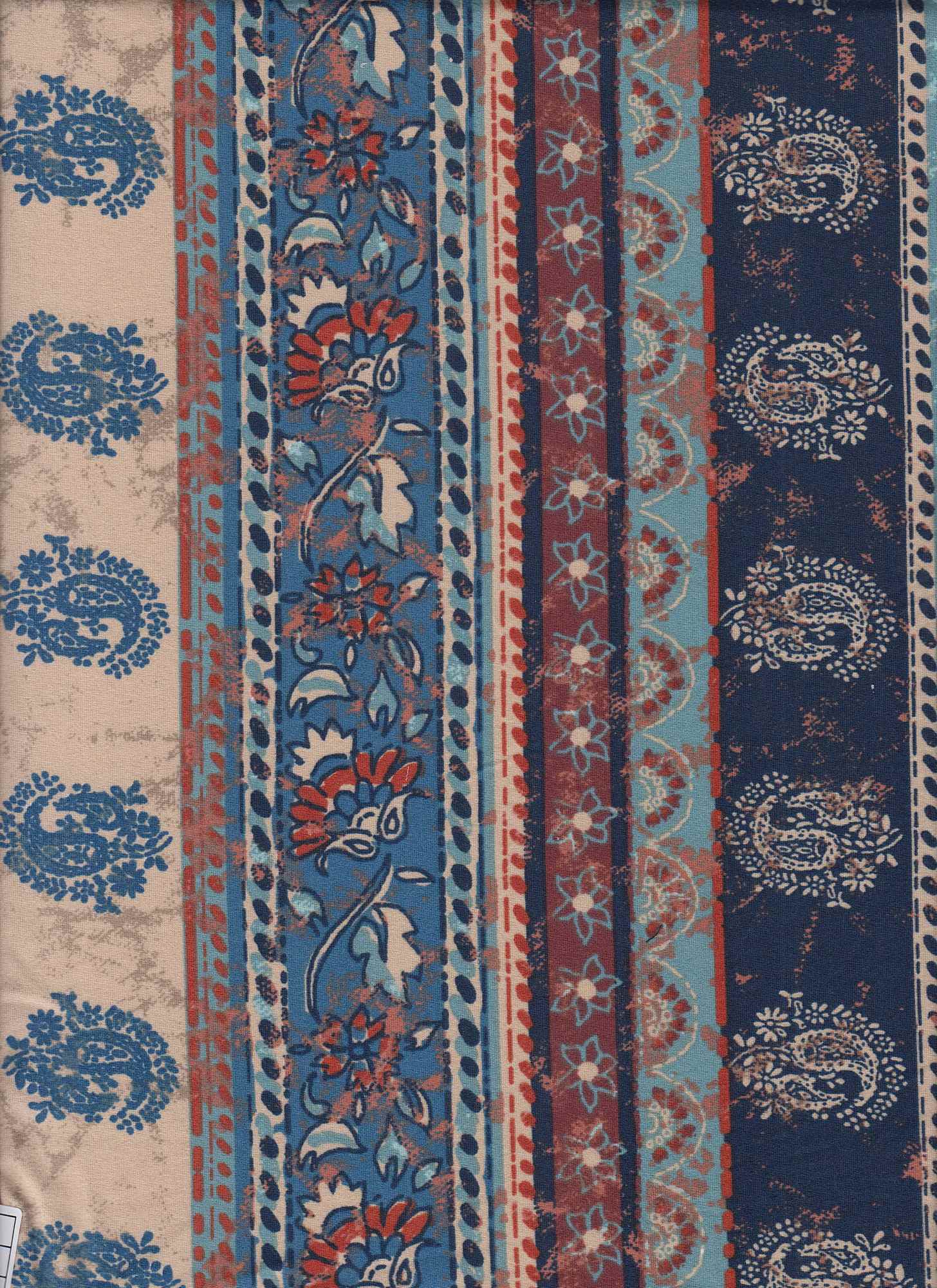 KNT2100-DU1170 DENIM 1 BIKER SHORTS BODYSUIT BRUSHED CAMI DRESS DTY KNIT LOUNGEWEAR PAISLEY PANTS POLYESTER PRINT SPANDEX T-SHIRT TOPS TUNICS