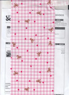 KNT3422-MS11760 PINK BLOUSE BOW DRESS HEART KNIT PANTS POLYESTER PRINT RIB 4X2 SKIRTS SPANDEX TOPS YUMMY