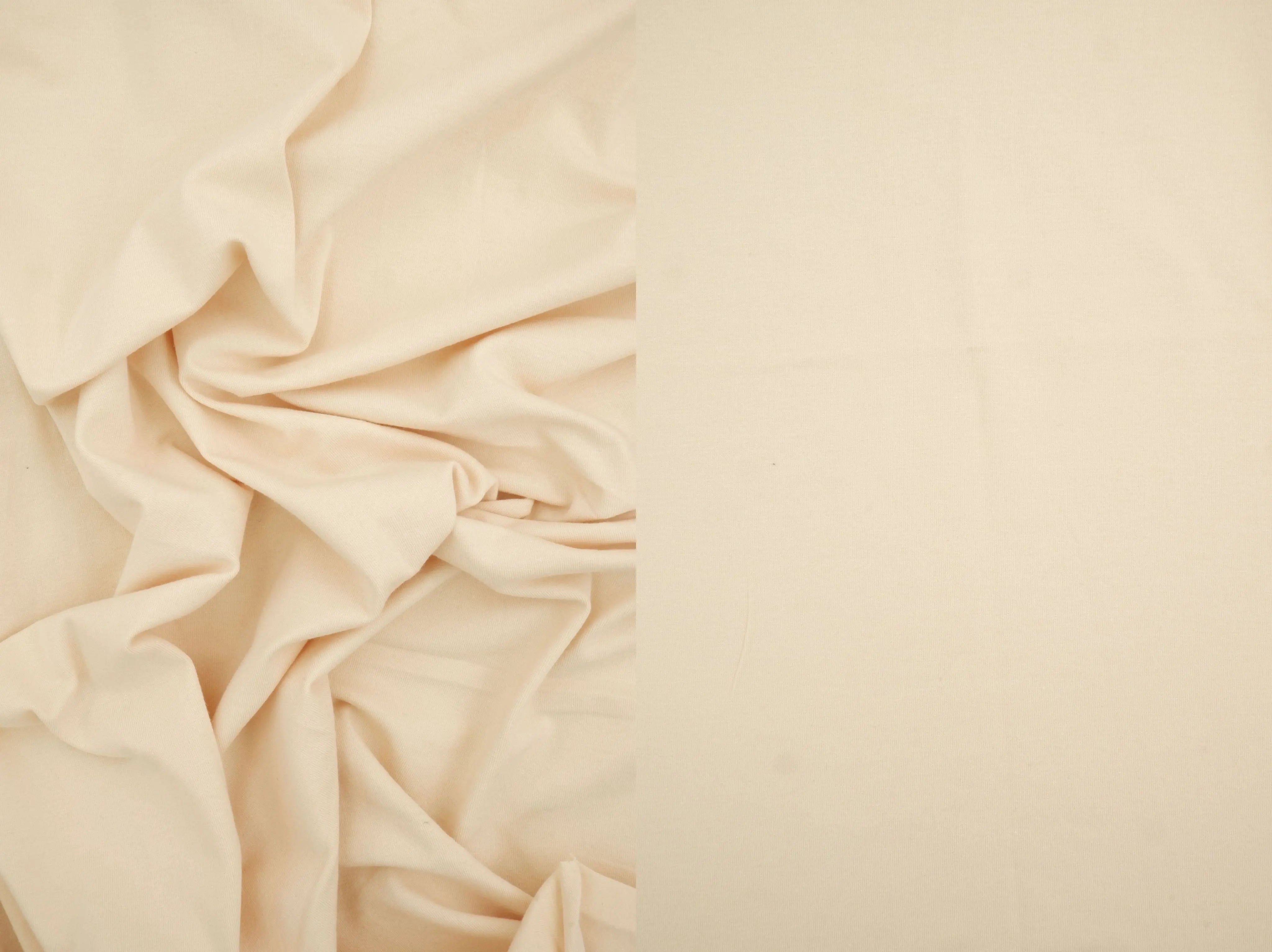 KNT4459 CREAM KNIT SOLID-B STRETCH