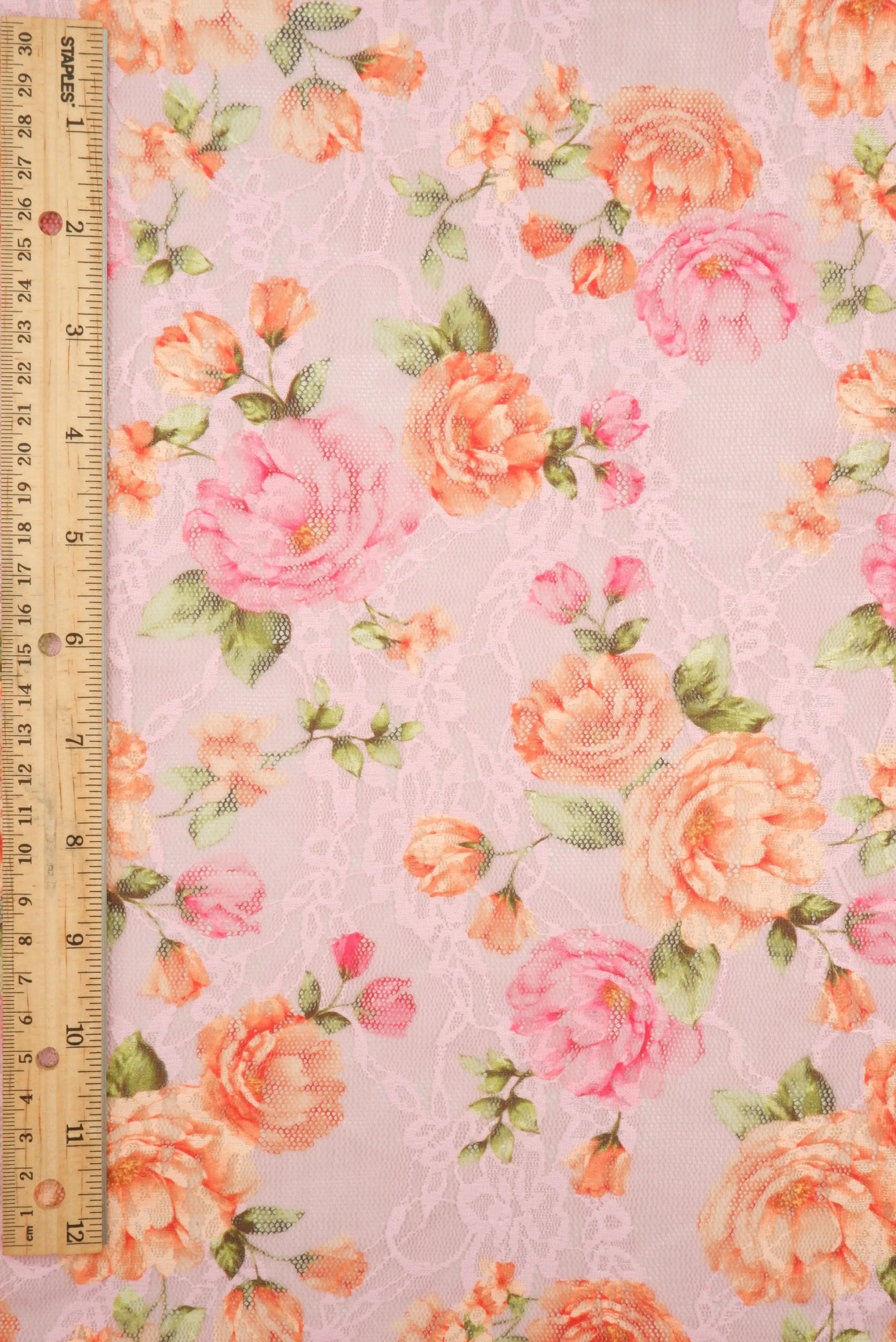 LACE1483-M11757 PINK BLOUSE BODYSUIT BOTTOMS CAMI DIGITAL PRINT DRESS LACE LEOPARD POLYESTER SKIRTS SPANDEX T-SHIRT TOPS