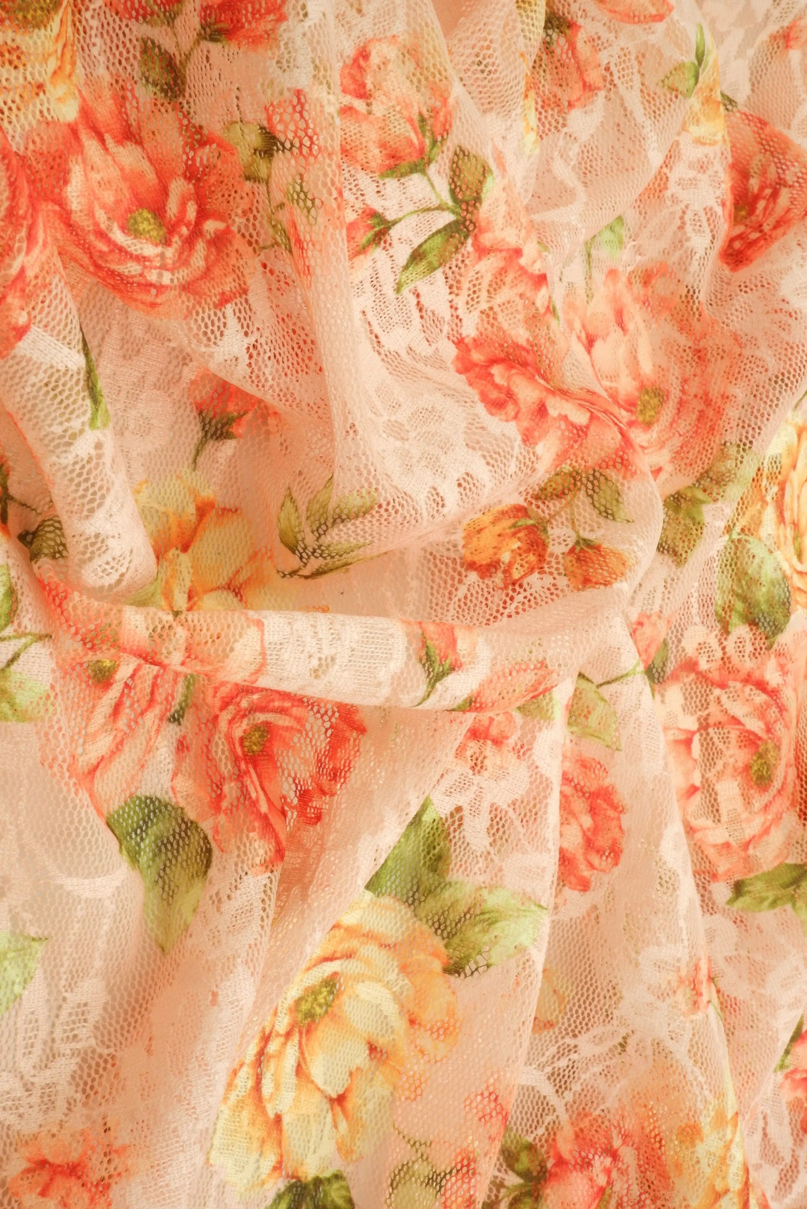 LACE1483-M11757 TAN BLOUSE BODYSUIT BOTTOMS CAMI DIGITAL PRINT DRESS LACE LEOPARD POLYESTER SKIRTS SPANDEX T-SHIRT TOPS