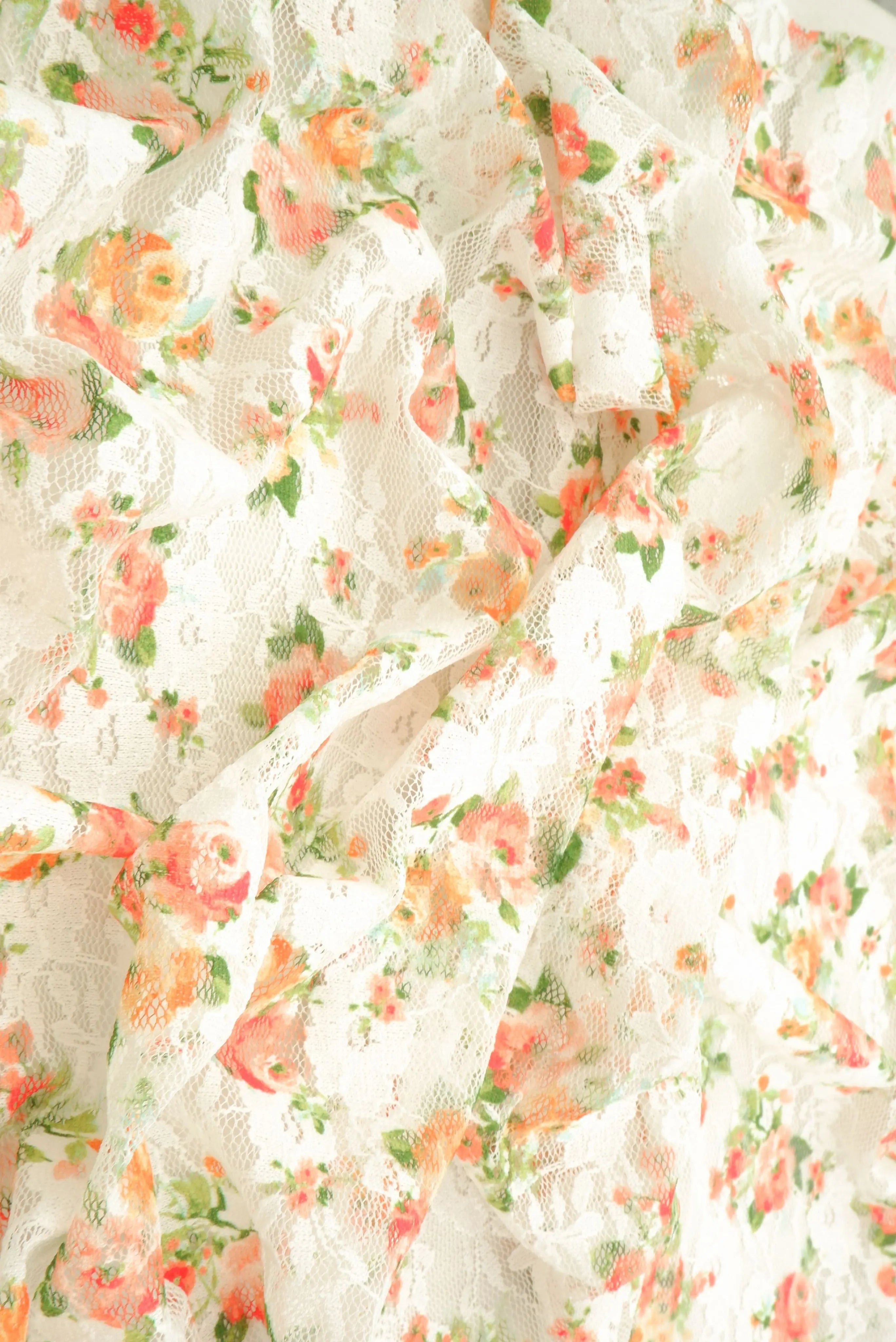 LACE4481-S41294 ORANGE LACE