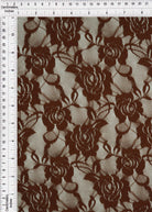 LACE1379 SOLID BROWN LACE
