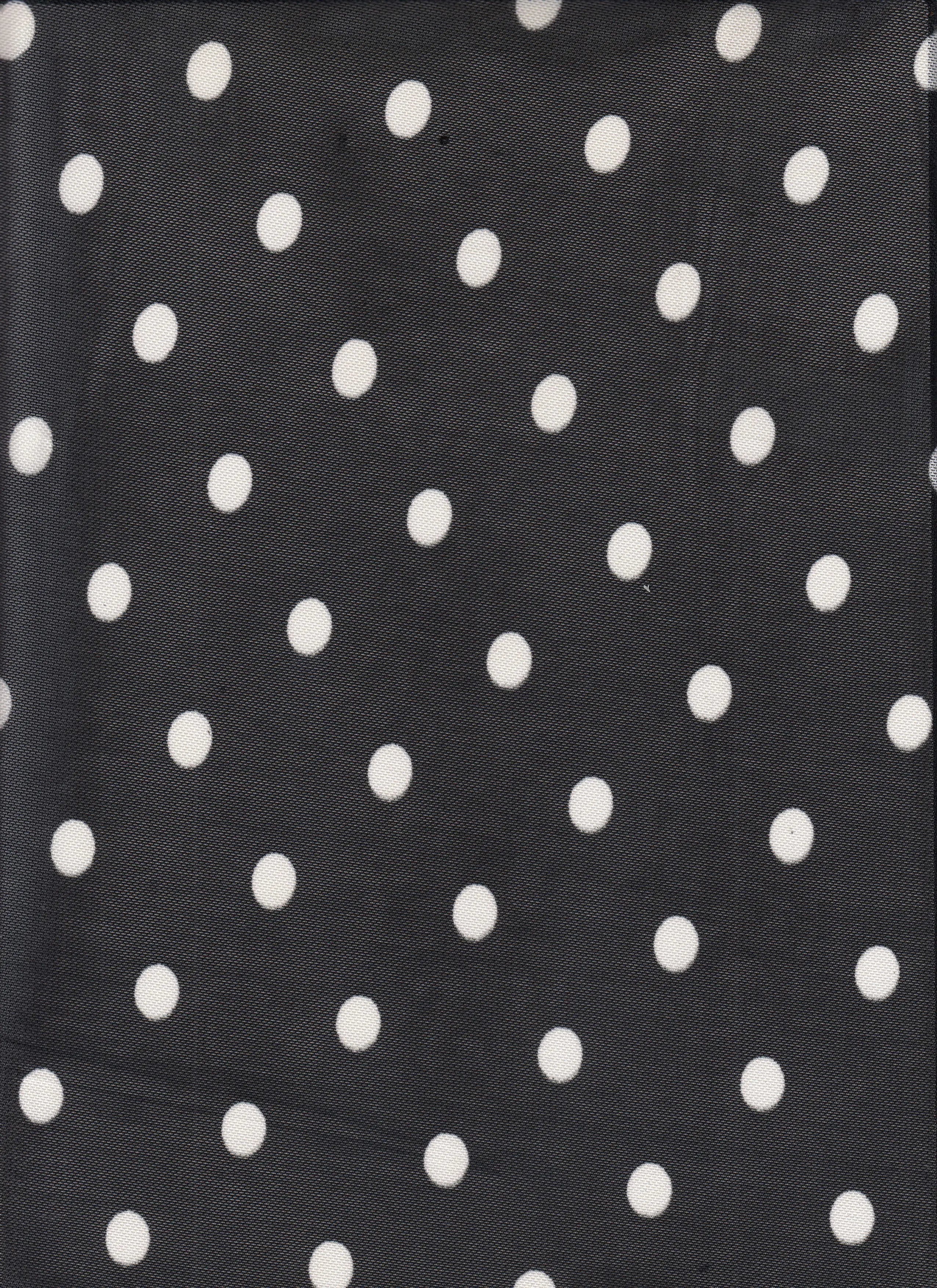 MESH-SE90548 BLACK BLOUSE BOTTOMS CAMI DOT DRESS LOUNGEWEAR MESH POLYESTER PRINT SPANDEX TOPS