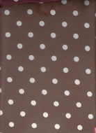 MESH-SE90548 BROWN BLOUSE BOTTOMS CAMI DOT DRESS LOUNGEWEAR MESH POLYESTER PRINT SPANDEX TOPS