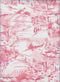 LIN4641-MS11490 -PINK CORAL  PRINT, PRINT-B WOVEN-0