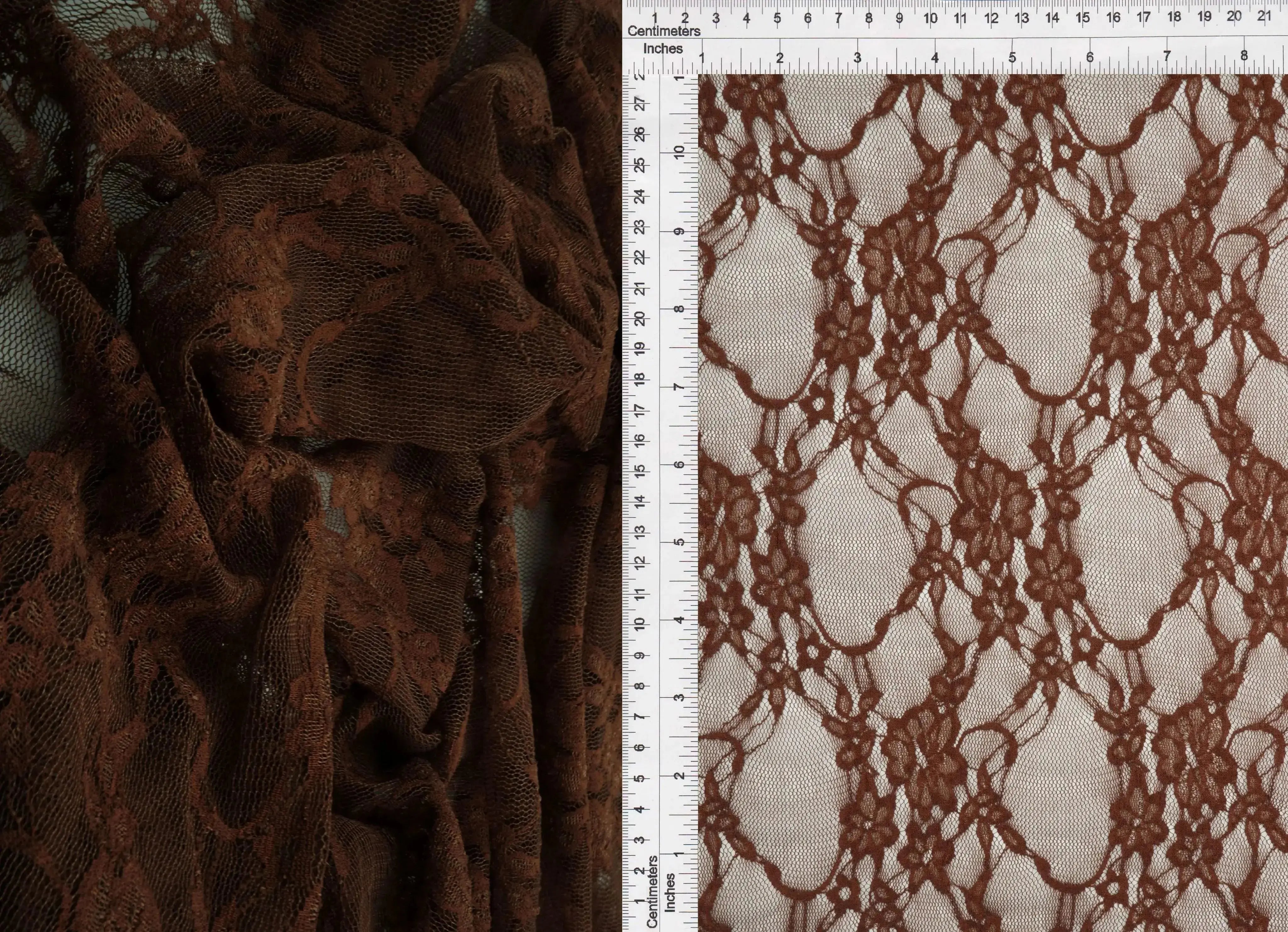 Nylon Floral Lace Fabric - LACE-1483 