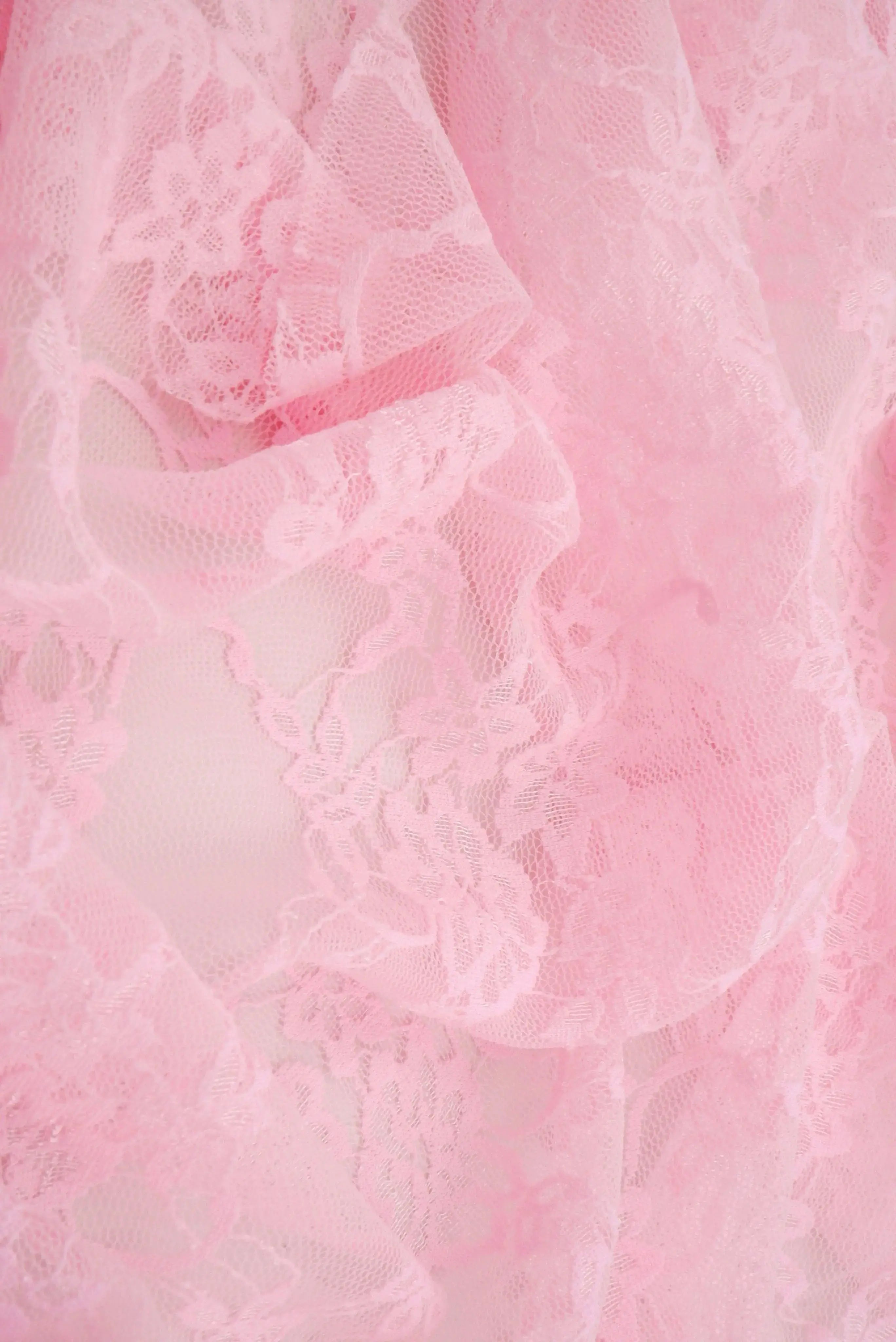 Nylon Floral Lace Fabric - LACE-1483 