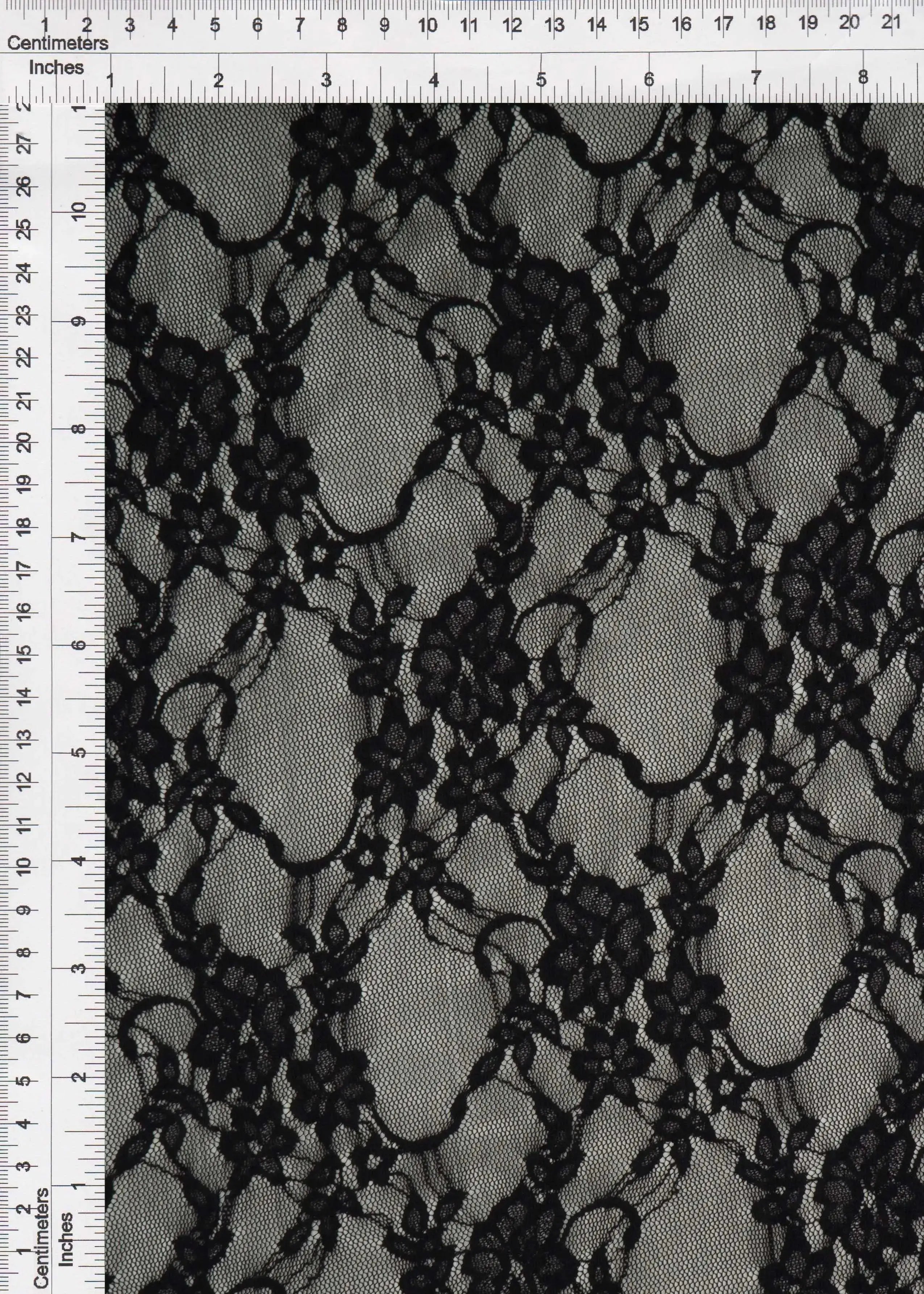Nylon Floral Lace Fabric - LACE-1483 