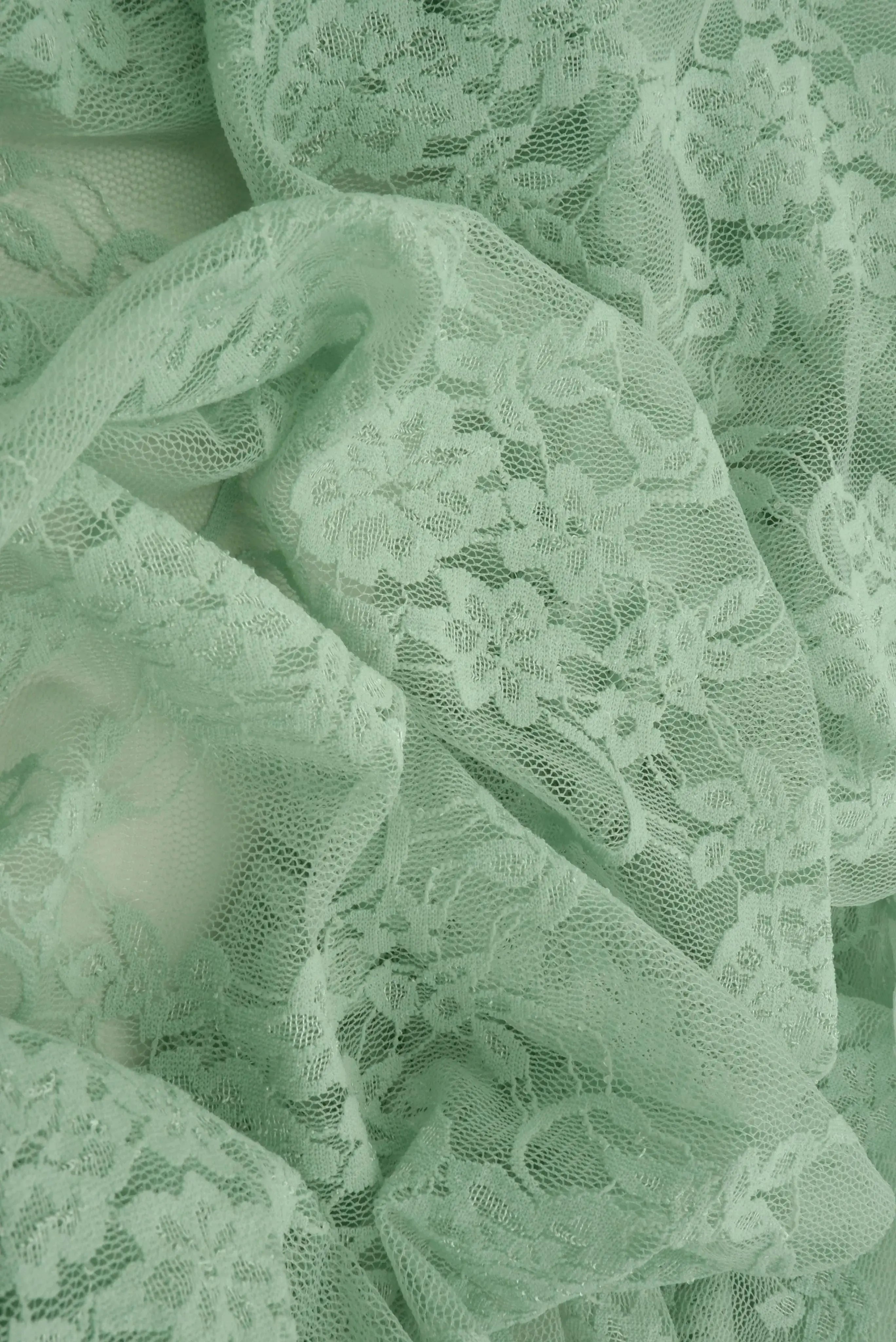 Nylon Floral Lace Fabric - LACE-1483 