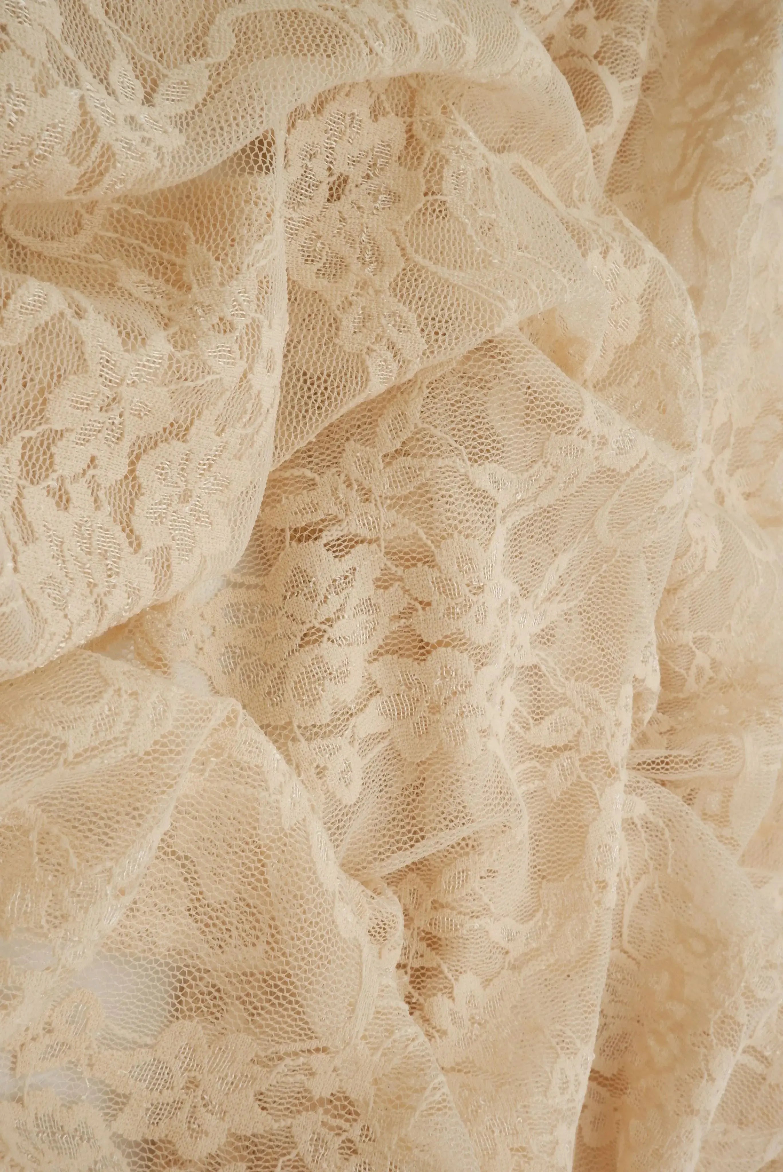 Nylon Floral Lace Fabric - LACE-1483 