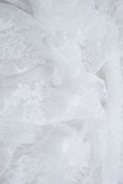 LACE-1483 OFF-WHITE BLOUSE BOTTOMS CAMI CREAM DRESS FLORAL IVORY LACE LOUNGEWEAR NYLON SKIRTS SOLID SPANDEX TOPS WHITE