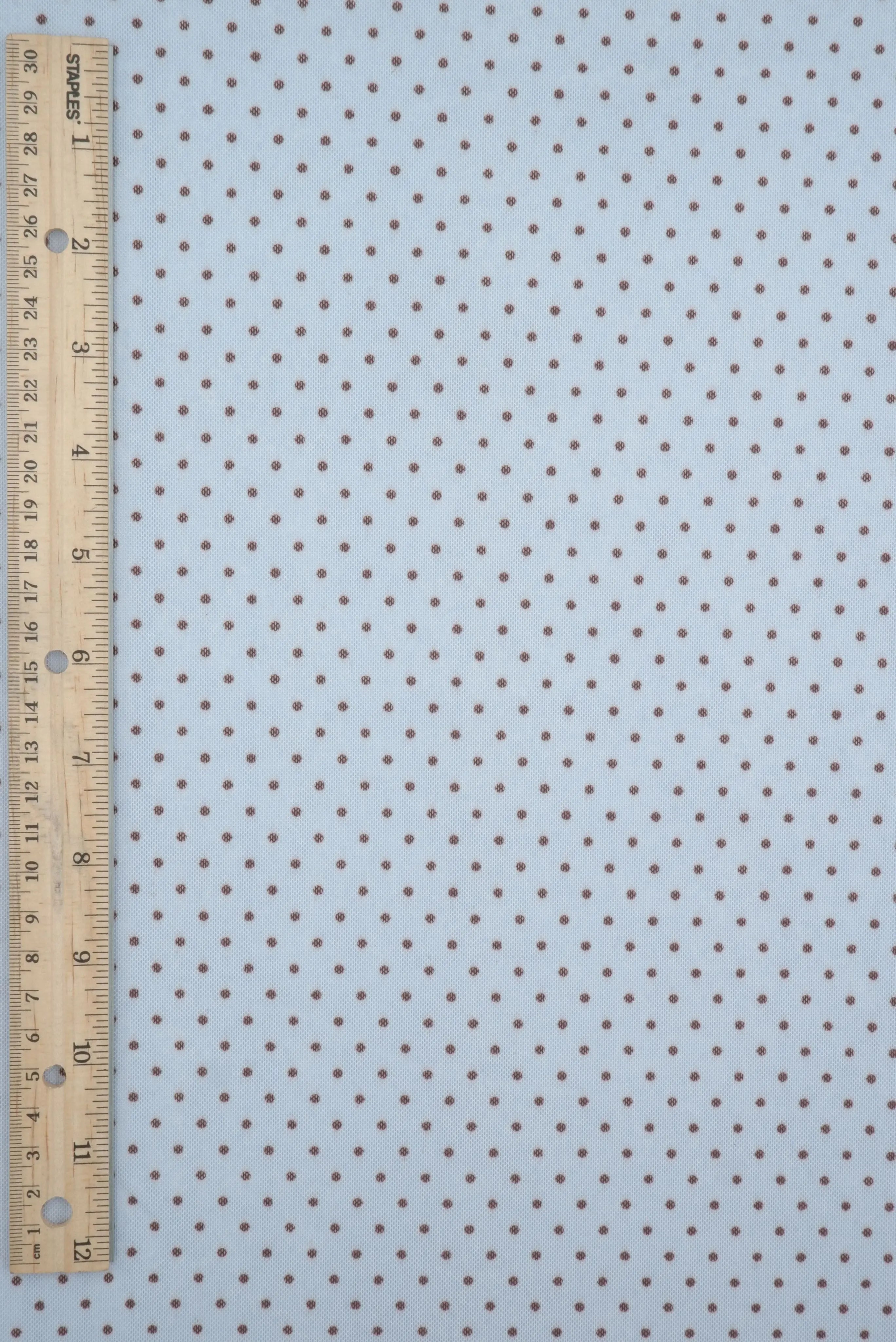 MESH-DU1614 BLUE/BROWN DOT MESH POLYESTER PRINT SPANDEX