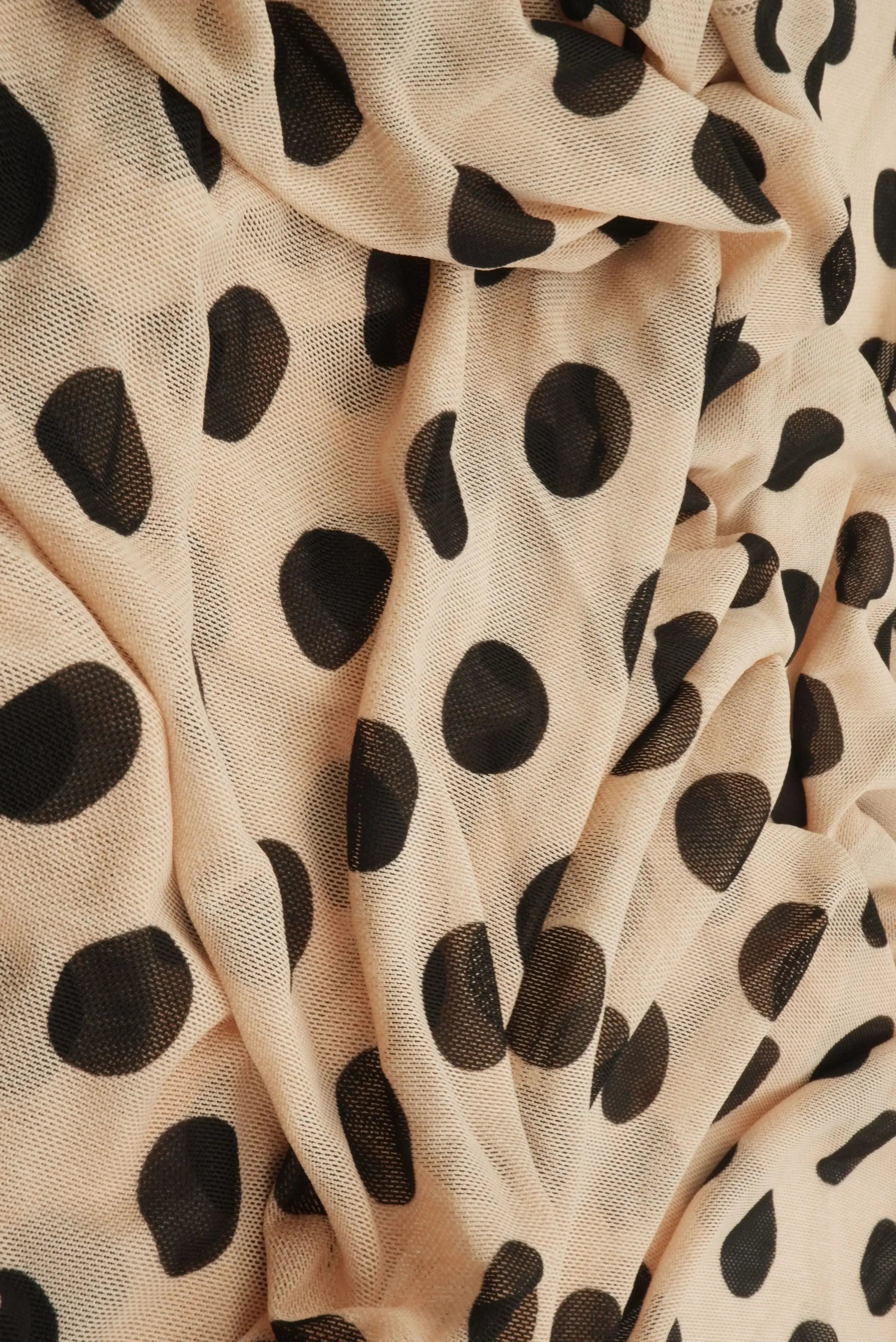 Polka Dot Mesh Print MESH-DU1665 