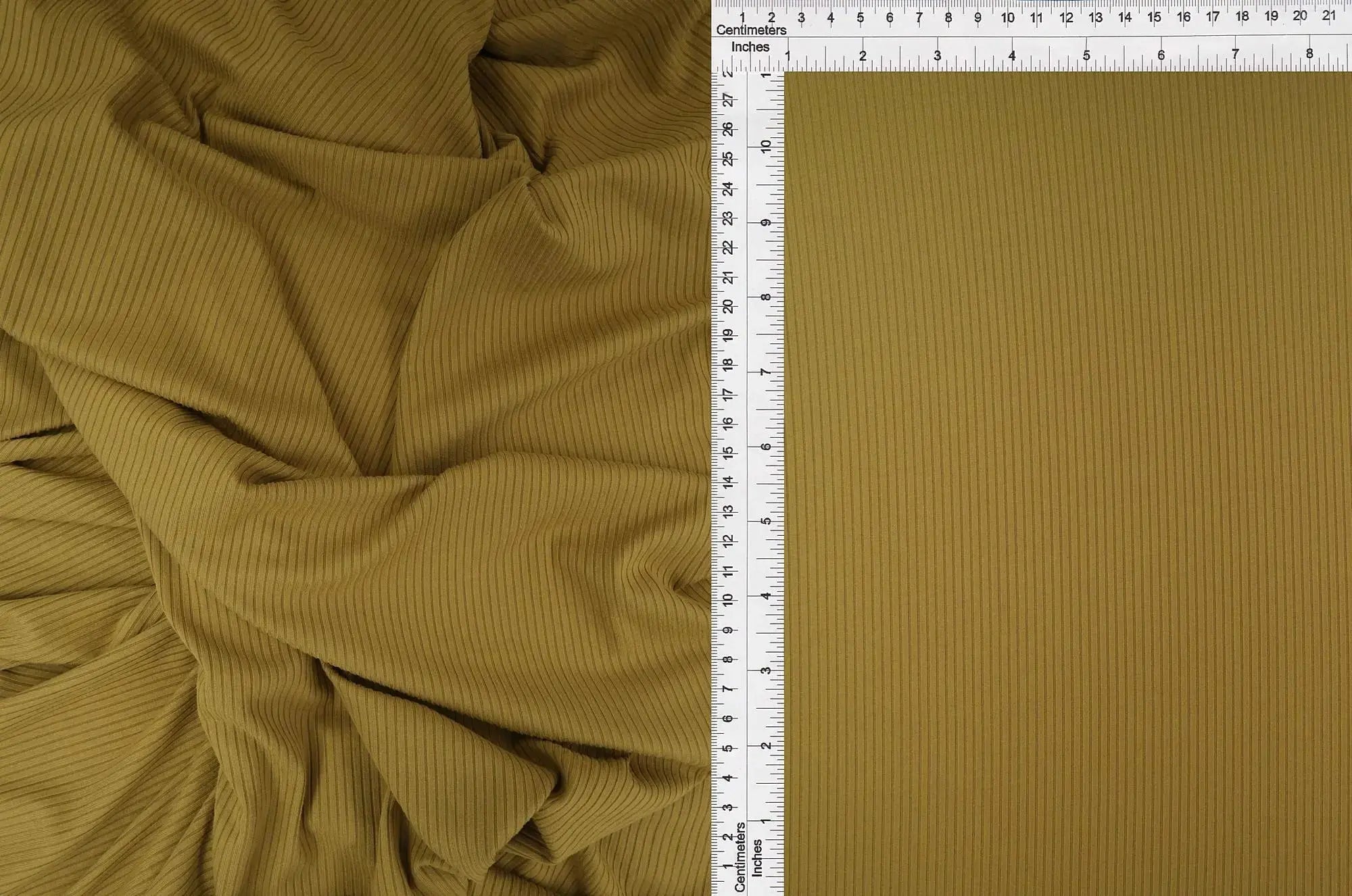 Rib Solid Stretch Knit Fabric - KNT4151 