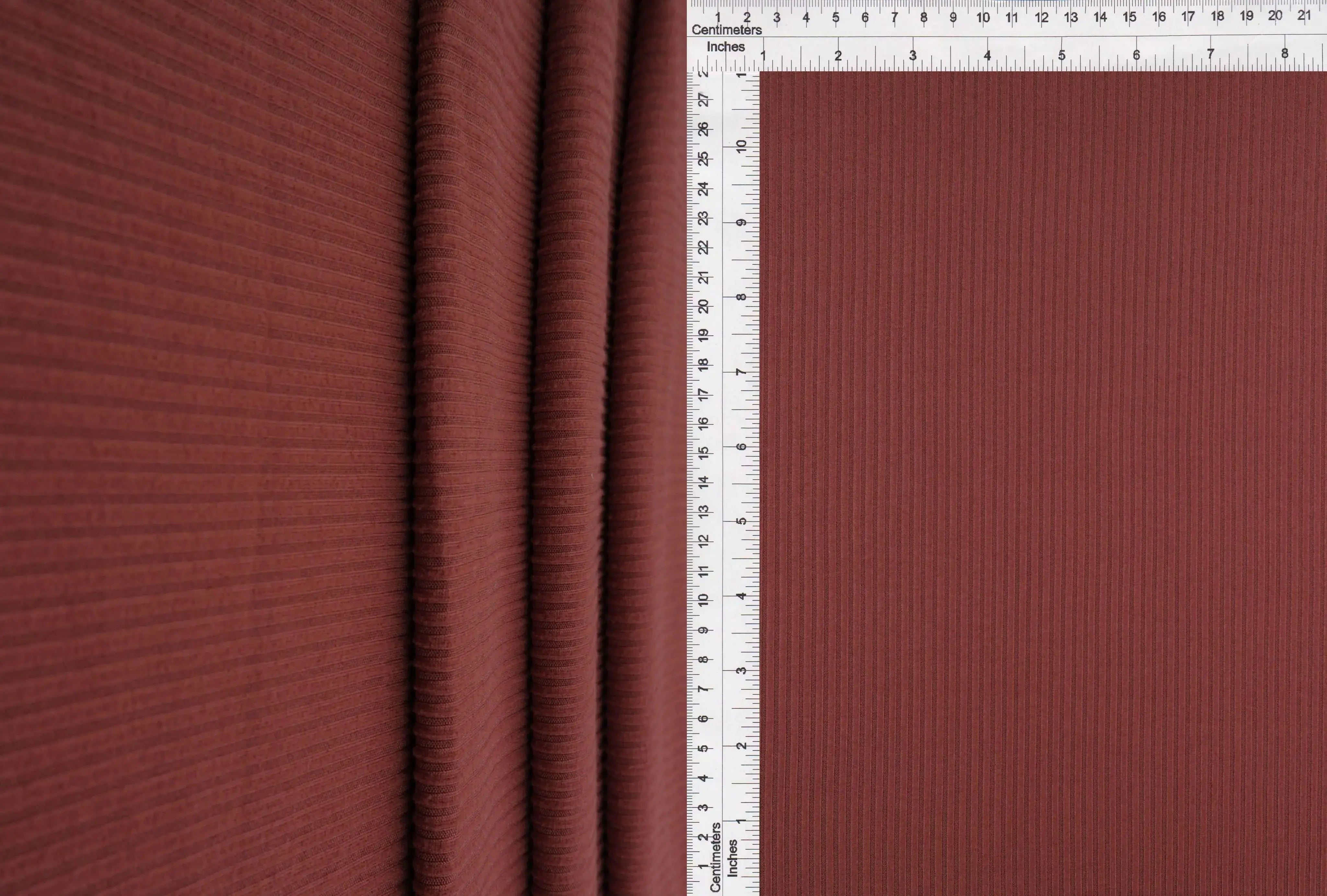 Rib Solid Stretch Knit Fabric - KNT4151 