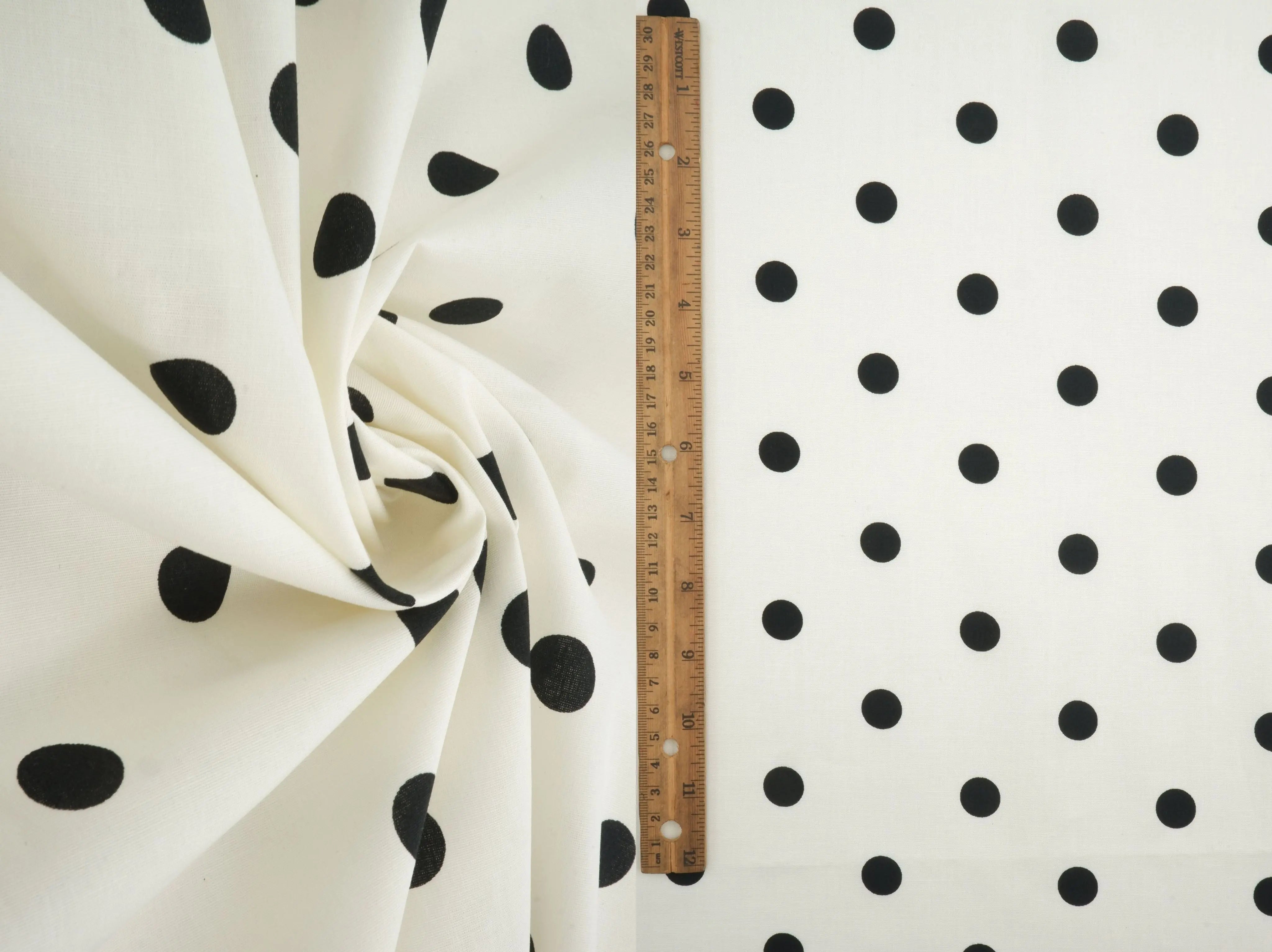 Small Dot Stretch Poplin Fabric - POP810-MS11476 