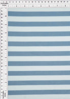 KNT4544 DENIM VINTAGE BLOUSE BLUE DRESS FLEECE KNIT LOUNGEWEAR POLYESTER RIBBED 2X2 SPANDEX STRETCH STRIPE SWEATSHIRT TOPS TUNICS WHITE