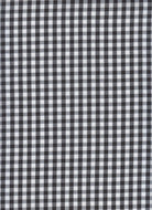 GH4616 BLACK BLOUSE GINGHAM PLAID POLYESTER SOLID-B SPANDEX T-SHIRT TEXTURE WOVEN TOPS TUNICS