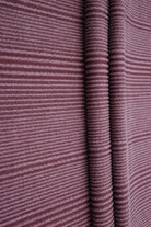 Variegated Jacquard Rib Knit Fabric Burgundy - KNT4495 