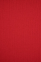 CRP4501 RED BODYSUIT BOTTOMS CAMI CREPE DRESS NO-PRINT POLYESTER SKIRTS SOLID SPANDEX TOPS WAFFLE WOVEN