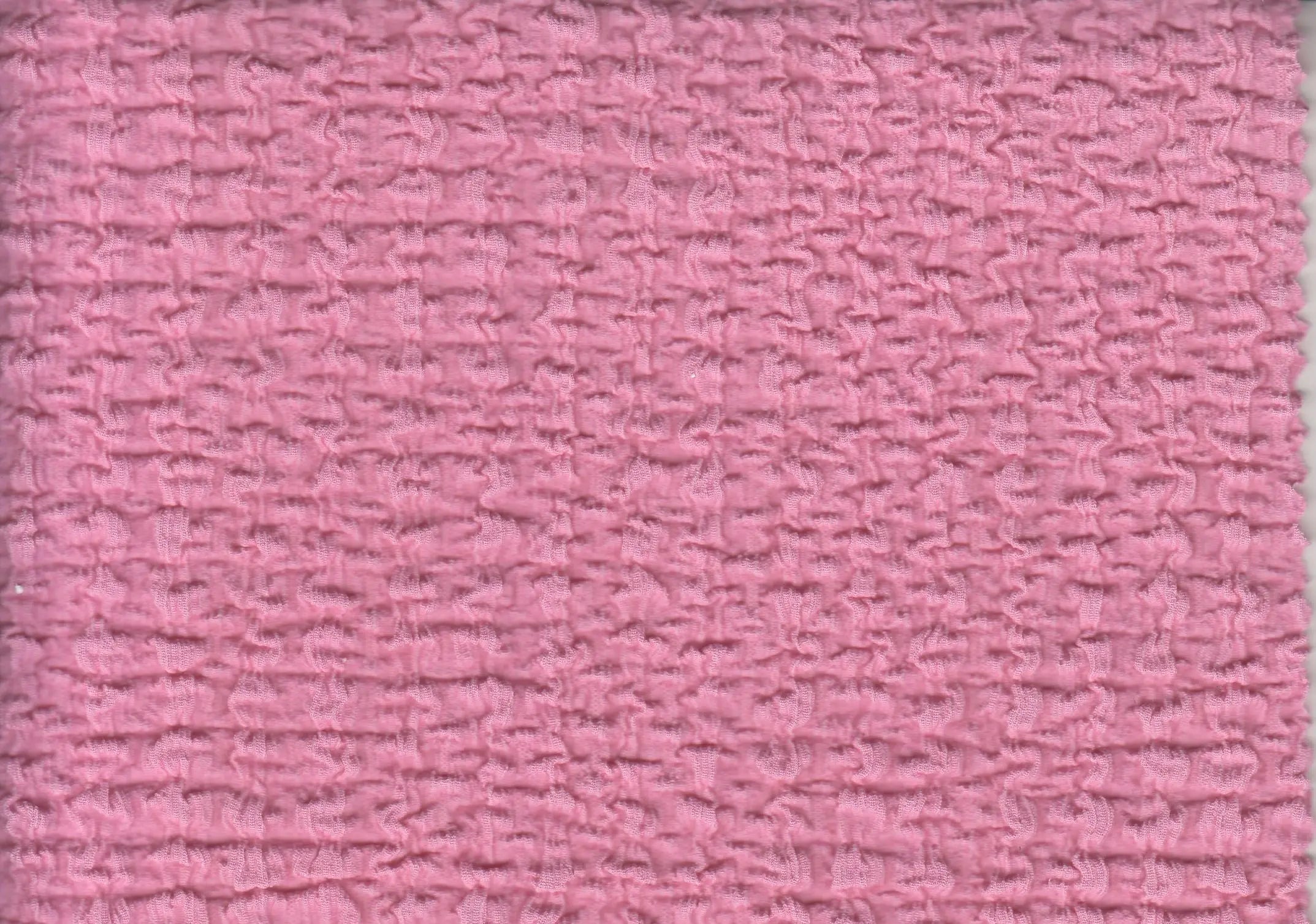 CRP4501 PINK BARBIE BODYSUIT BOTTOMS CAMI CREPE DRESS NO-PRINT POLYESTER SKIRTS SOLID SPANDEX TOPS WAFFLE WOVEN