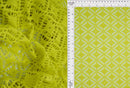 LACE3352 -YELLOW  SOLID LACE