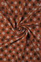 KNT2100-MS10134 -RUST  PRINT, PRINT-B KNIT