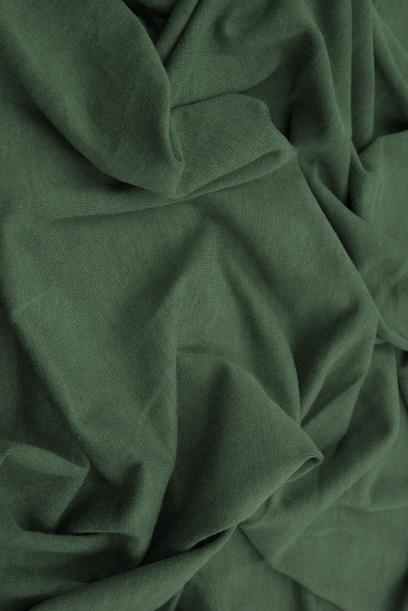 KNT3732 -GREEN OIL  SOLID, SOLID-B KNIT