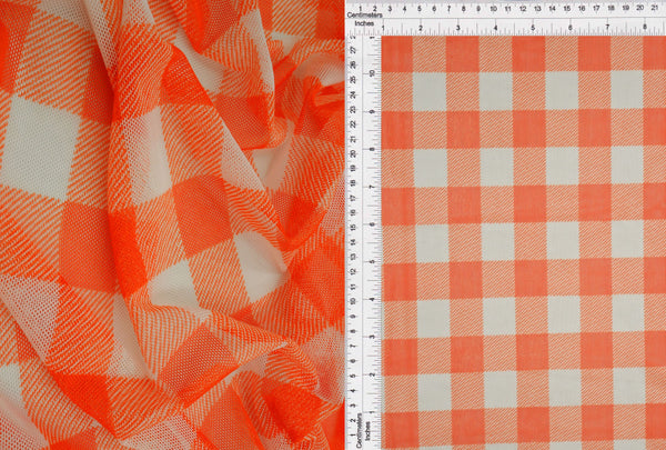 MESH-SE902140 -ORANGE/WHT  PRINT, PRINT-B MESH