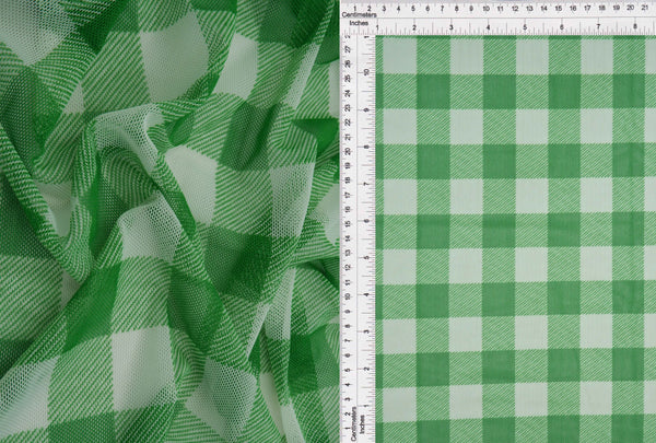 MESH-SE902140 -GREEN/WHT  PRINT, PRINT-B MESH