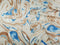 POP4427-MS10015 -SAND/TEAL BLUE  PRINT, PRINT-B WOVEN