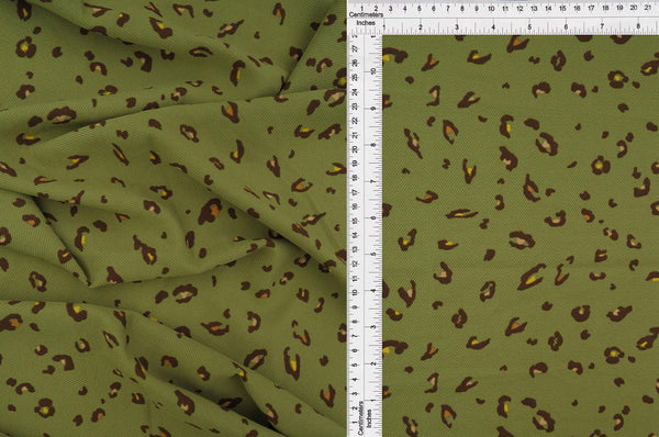 POP4435-MS10516 -OLIVE  PRINT, PRINT-B WOVEN