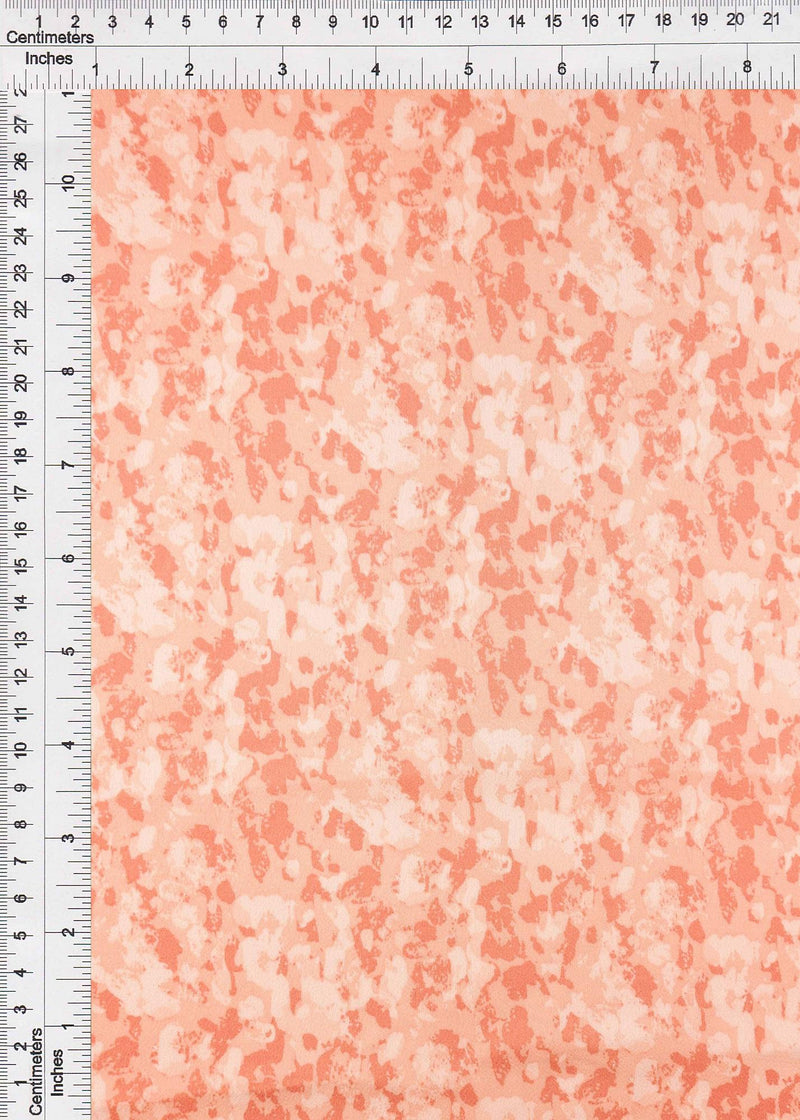 POP4427-MS10612 -CORAL LT  PRINT, PRINT-B WOVEN