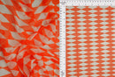 MESH-Q20216 -ORANGE/WHITE  PRINT, PRINT-B MESH